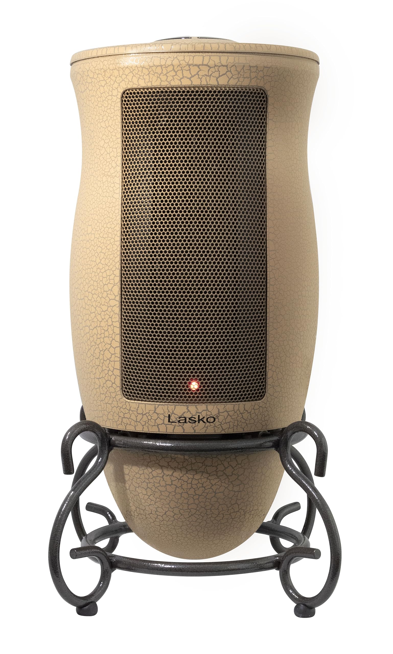 Lasko Designer Series Ceramic Space Heater with Oscillation, Remote Control & Timer - Quiet Portable Electric Heater for Bedroom, Office, Living Room - Beige Home Heating Solution