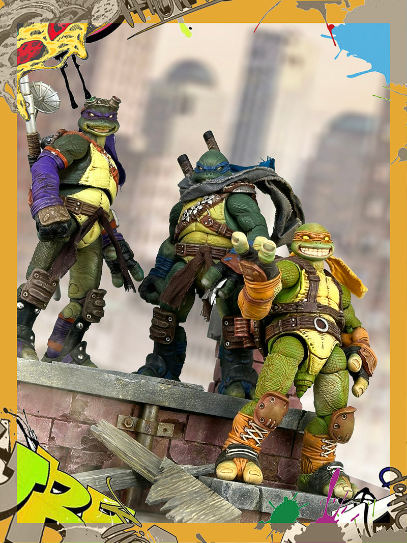 Fury Toys 1/12 Scale 5-inch Action Figure - Wave 3 Rage Samurai Force Turtle Collectible Figure for Display & Play | Perfect for Anime Fans, Model Collectors, and Gift Giving
