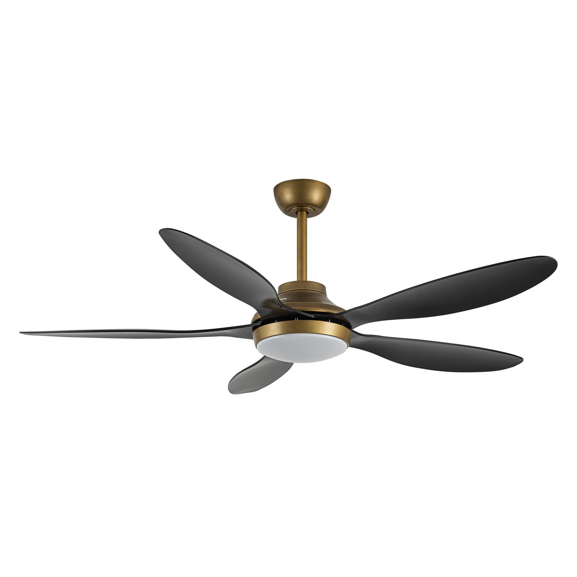 52 Inch Punjab Smart Ceiling Fan with LED Light - Energy Efficient, Remote Control, Quiet Operation for Bedroom, Living Room, and Office