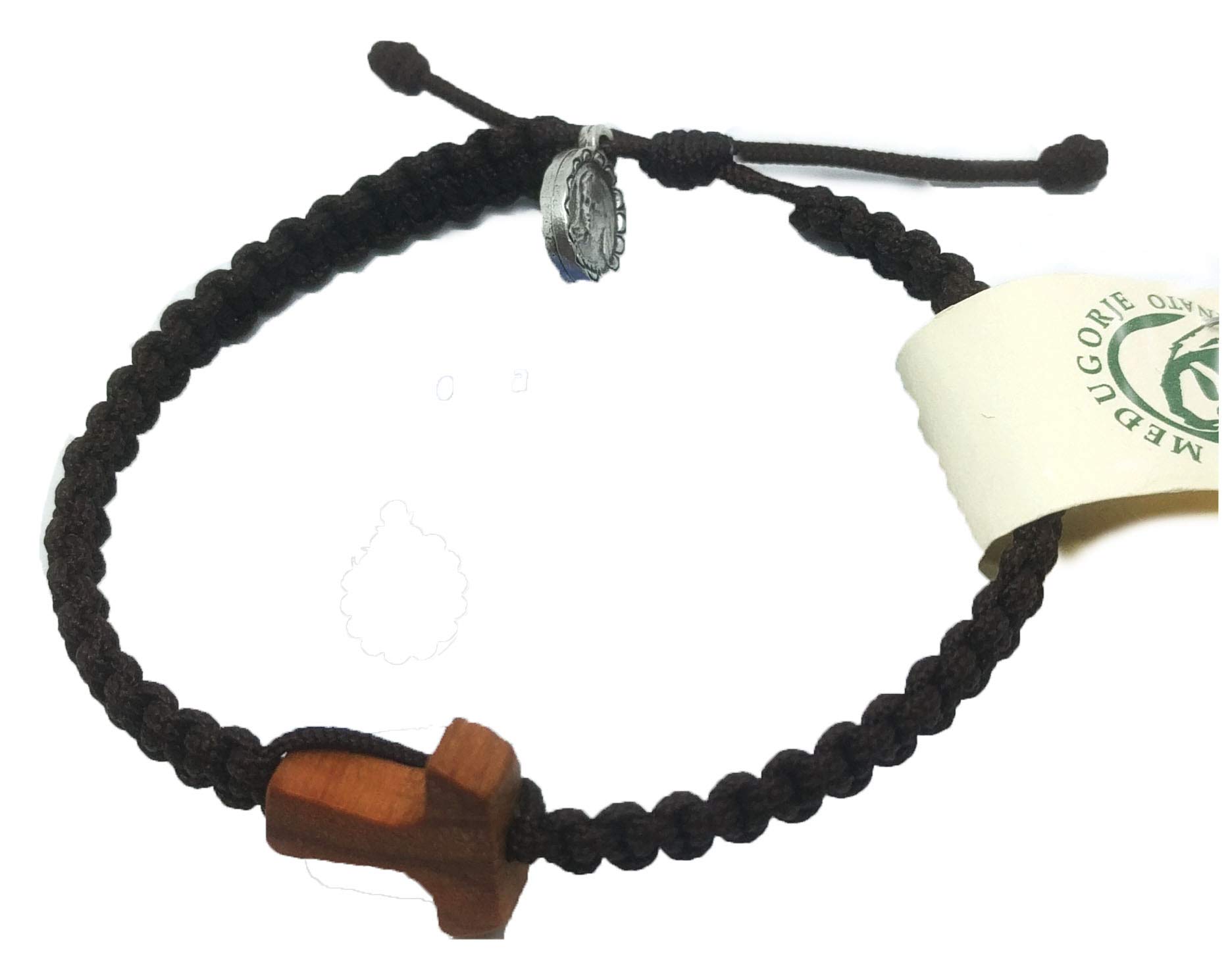 Christian Olive Wood Bracelet with Tau Cross for Men & Women - Religious Jewelry for Daily Wear, Gifts & Spiritual Protection
