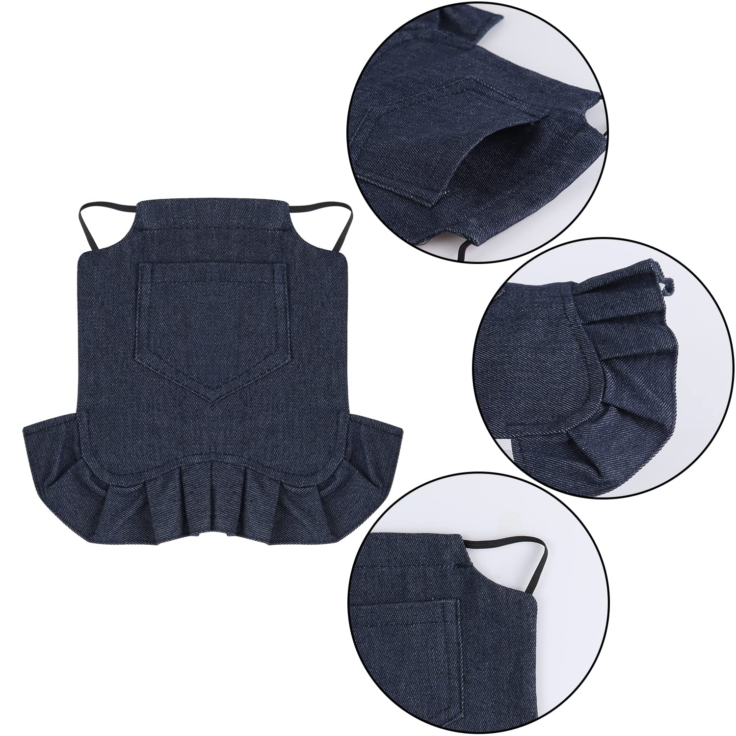 4 PCS Chicken Saddles for Hens - Poultry Protector Apron to Prevent Feather Loss & Injuries | Ideal for Backyard Chickens, Free-Range Hens & Small Farms