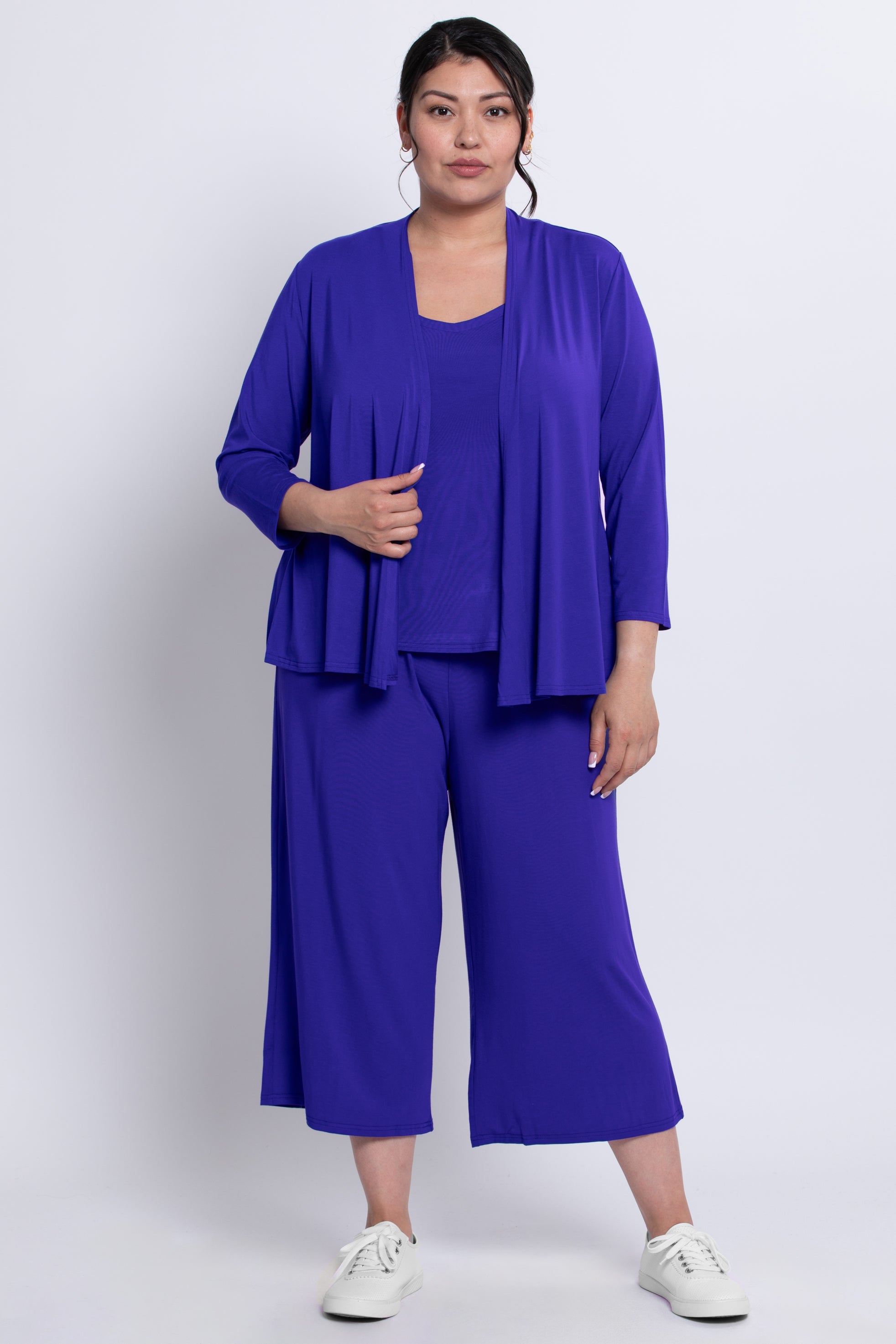 Kathy Women's Lightweight Bamboo Jacket in Violet - Perfect for Outdoor Activities, Travel & Casual Wear
