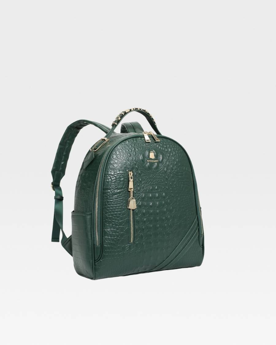 Apollo 2 BFF Backpack - Waterproof Travel Backpack for Women & Men, Emerald Green Laptop Backpack with USB Charging Port - Perfect for School, Work, Hiking & Daily Commute