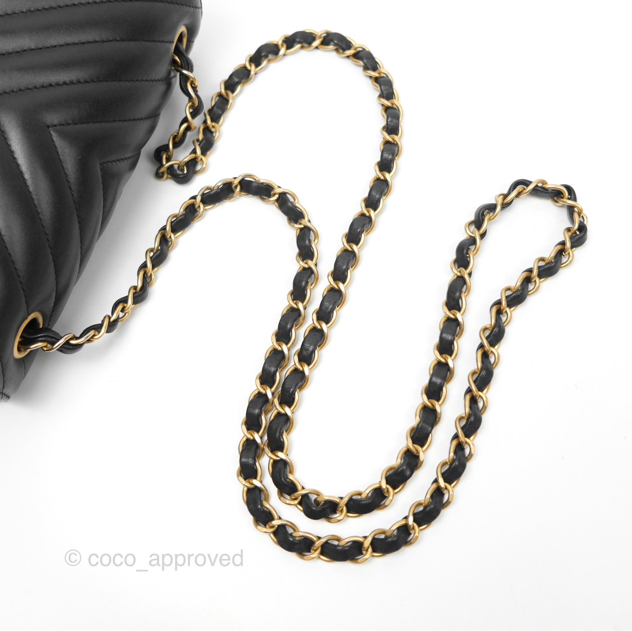 Chanel Chevron Mini Rectangular Bag - Black Lambskin Leather with Aged Gold Hardware | Luxury Crossbody Purse for Women, Perfect for Evening Events & Date Nights