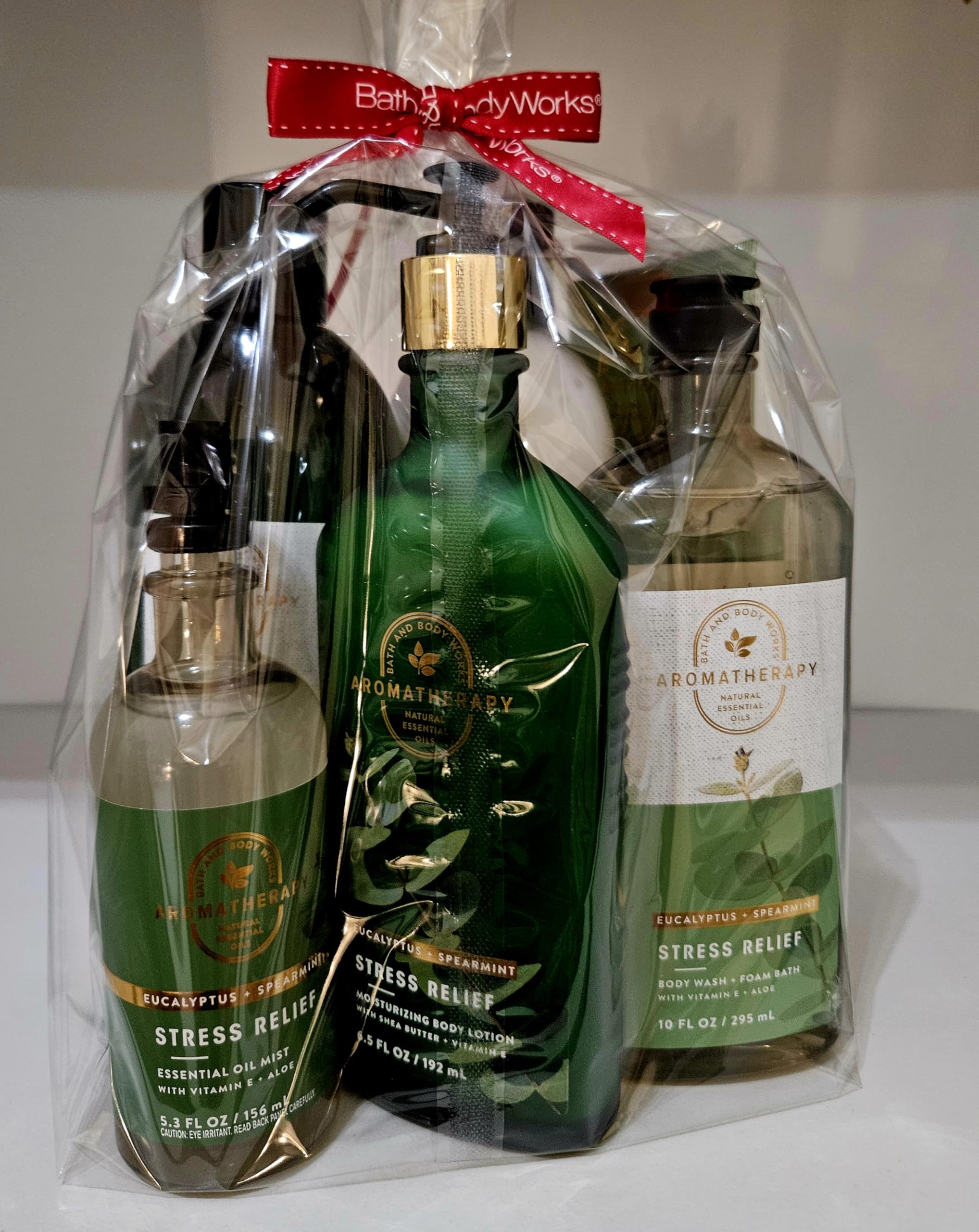 Eucalyptus Spearmint Aromatherapy Gift Set - 6 Piece Bath & Body Collection with Shampoo, Conditioner, Body Wash, Cream, Lotion & Essential Oil Mist - Perfect for Holidays, Spa Days & Self-Care Relaxation