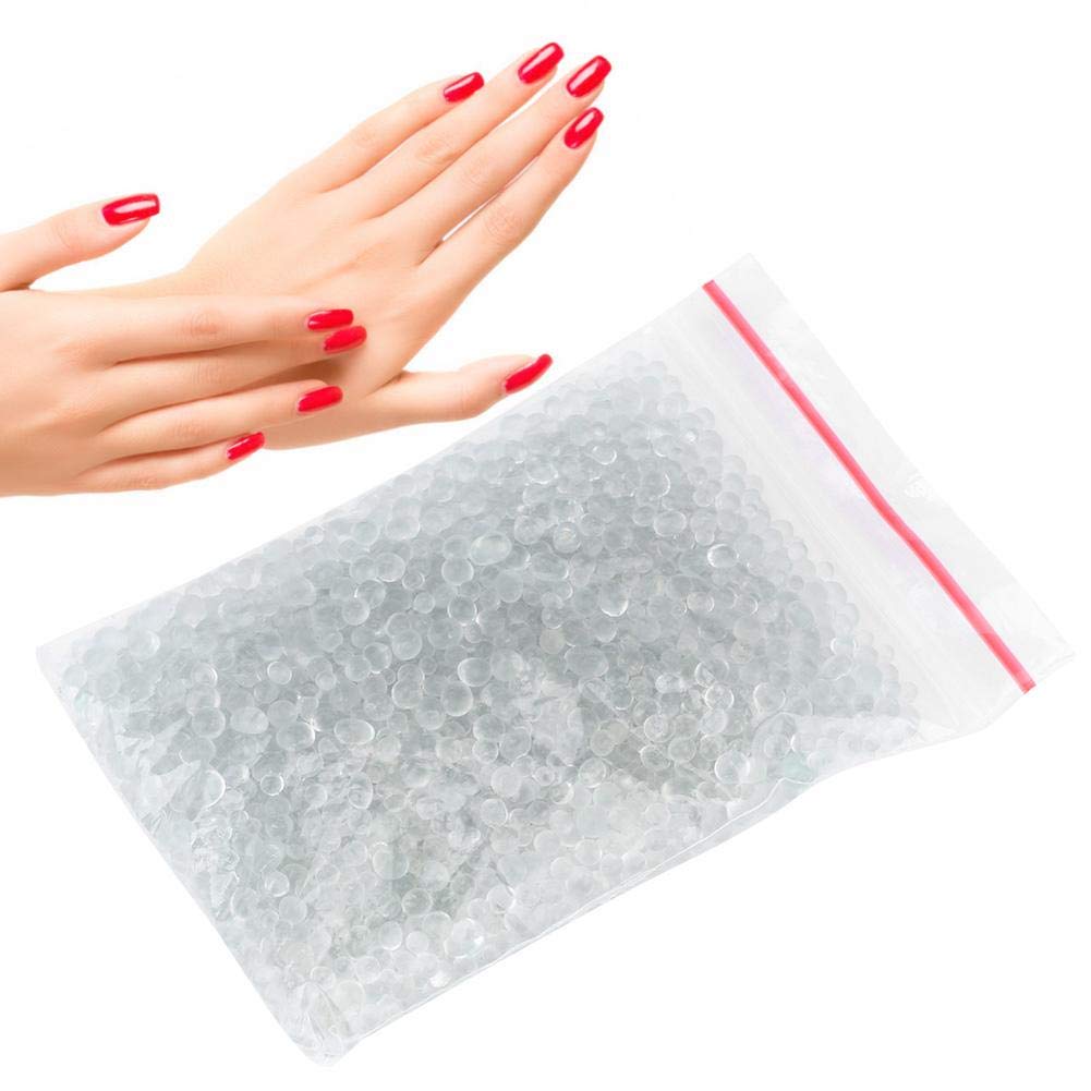 High Temperature Silica Sand Beads for Nail Art - Professional Gel Nail Kit with Quartzite Beads & Cleaning Tools - Perfect for Manicure, Nail Design & Salon Use