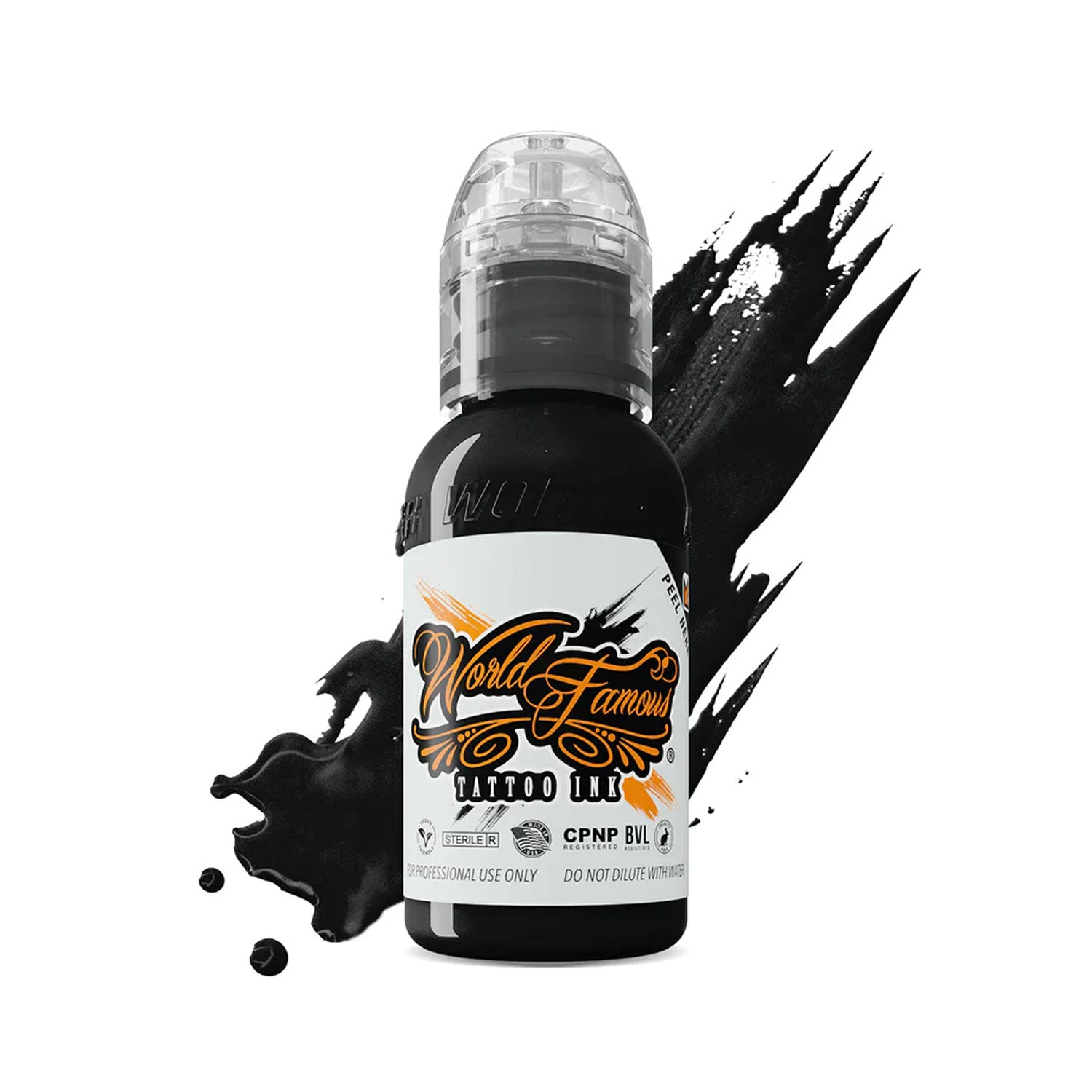 Premium Dark Greywash Tattoo Ink - 1 oz Bottle for Professional Artists | Ideal for Fine Line Work, Shading, and Realism Tattoos