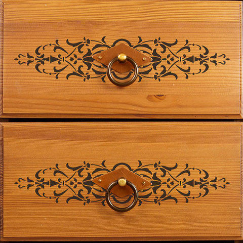 Micah Classic Panel & Furniture Stencil - DIY Woodworking Decorative Patterns for Cabinets, Walls, and Home Decor Projects | Perfect for Crafting, Upcycling, and Interior Design