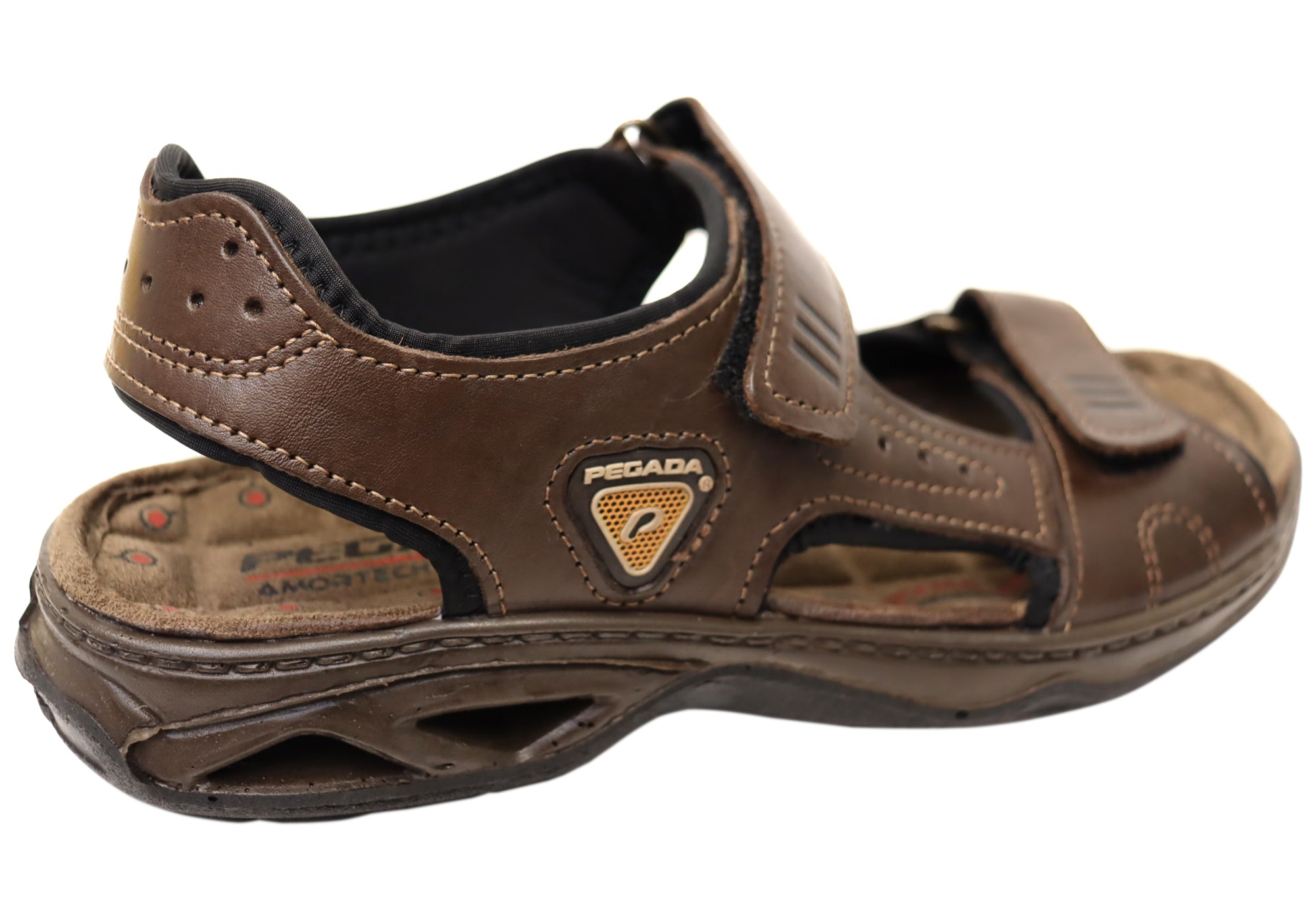 Premium Dusty Brown Men's Leather Adjustable Sandals - Handcrafted in Brazil - Perfect for Beach, Vacation & Summer Outdoor Activities