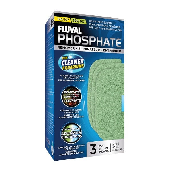 Fluval 106/206 & 107/207 Aquarium Phosphate Remover Filter Media - Remove Algae & Improve Water Clarity for Freshwater & Saltwater Fish Tanks
