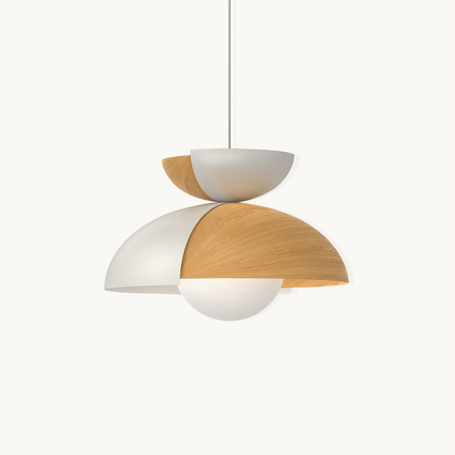 Large Bowl Pendant Light - Modern Hanging Lamp for Dining Room, Kitchen Island, or Living Room Decor