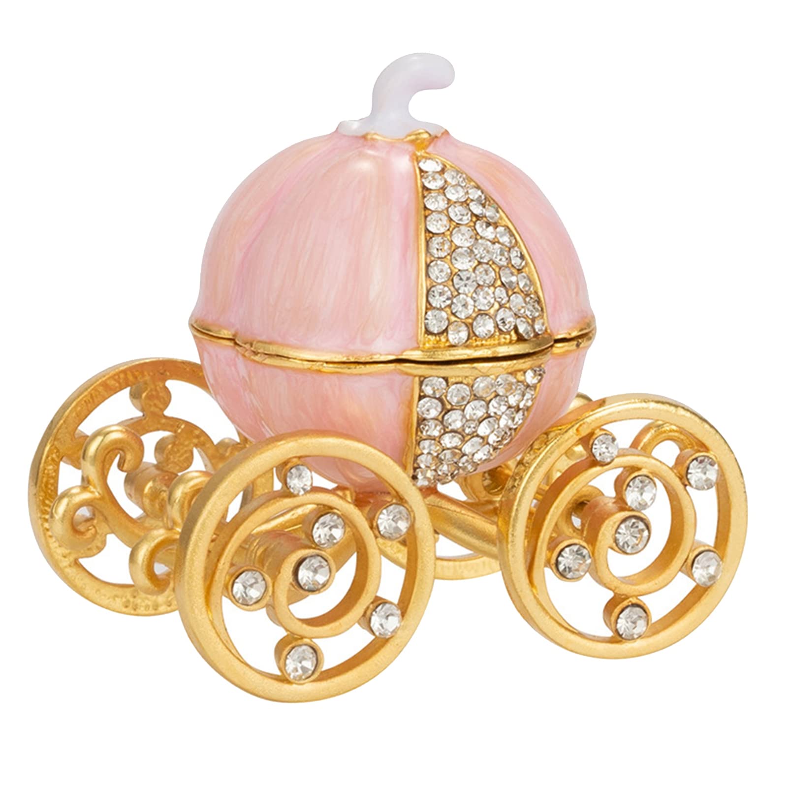 KOqwez33 Elegant Jewelry Ring Box - Glittering Rhinestone Decorative Ring Holder for Engagement, Wedding & Gift Presentation | Perfect for Bridal Showers, Proposals & Jewelry Storage