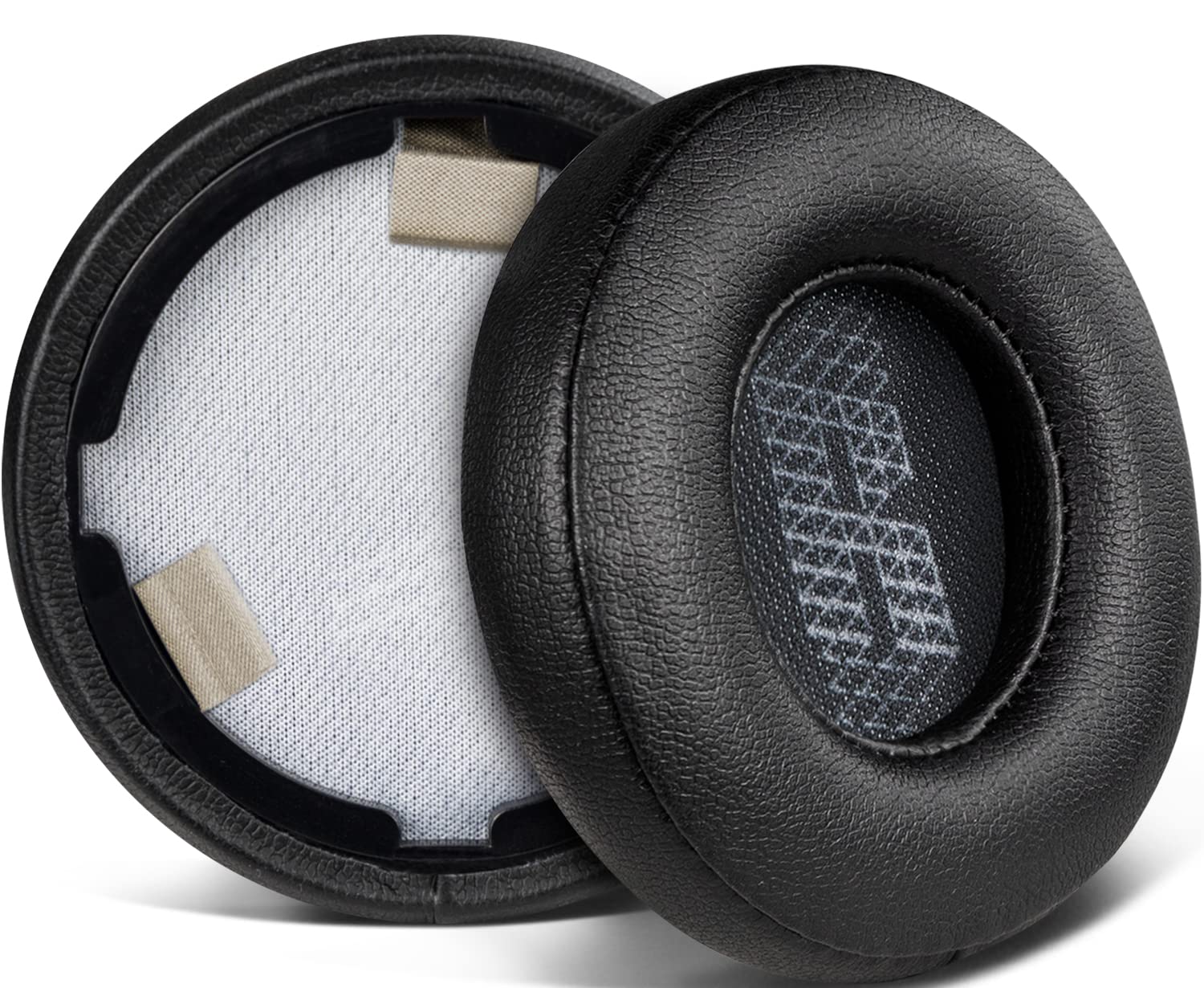 SOULWIT Replacement Ear Pads for JBL Live 460NC Wireless Headphones - Soft Protein Leather Earpad Cushions with Noise Isolation Foam (Black) - Perfect for Gaming, Travel & Office Use