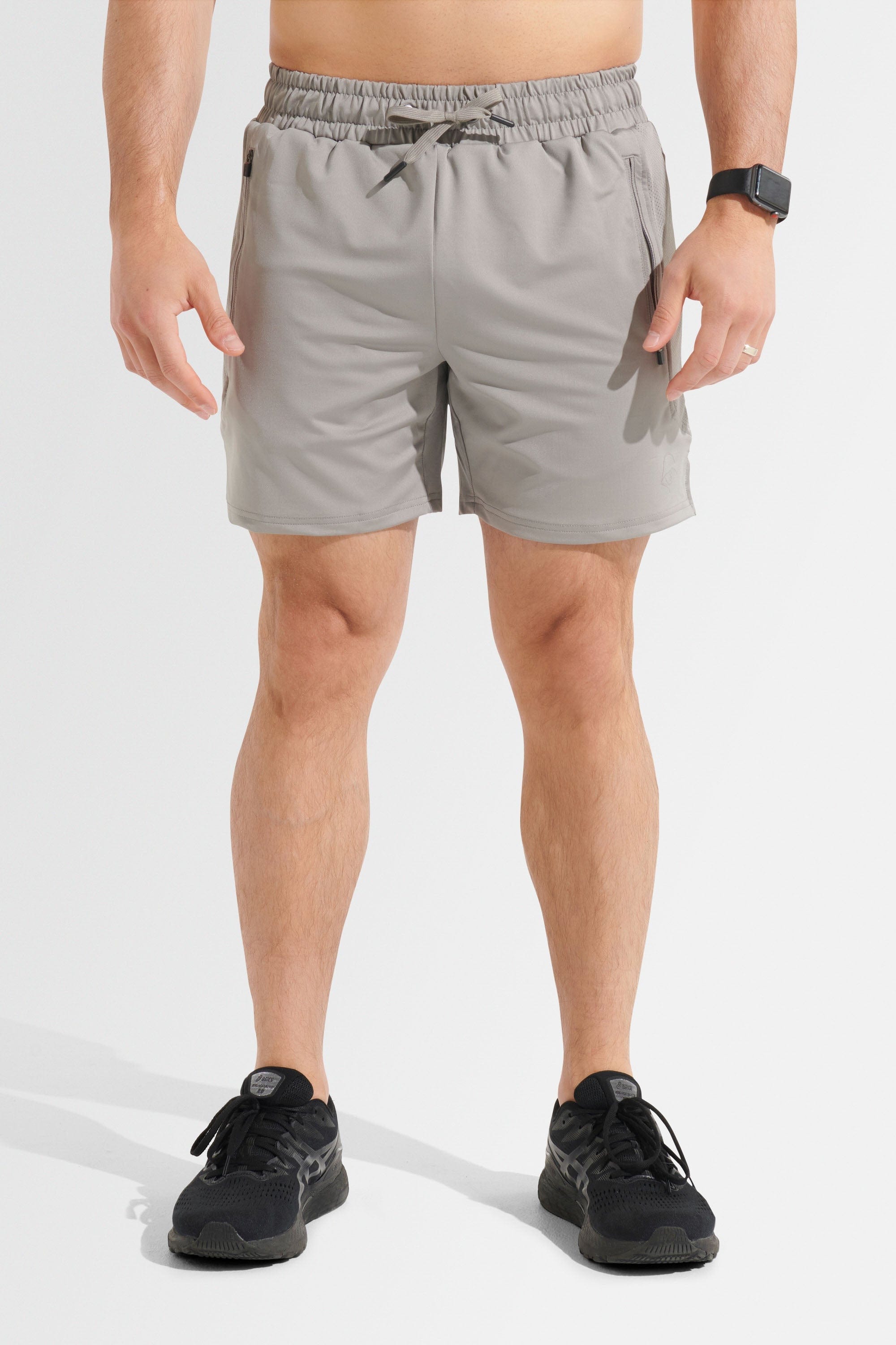 Stylish Intricate Grey Shorts for Men & Women - Perfect for Summer, Gym, and Casual Wear