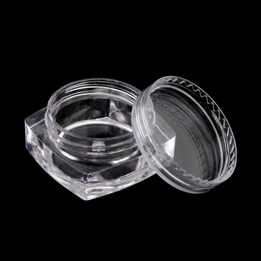 12-Piece 5g Clear Acrylic Cosmetic Containers with Lids - Perfect for Creams, Lip Balm, Body Butter, Essential Oils & Makeup Storage - Ideal for DIY Beauty Products, Travel Toiletries & Salon Organization