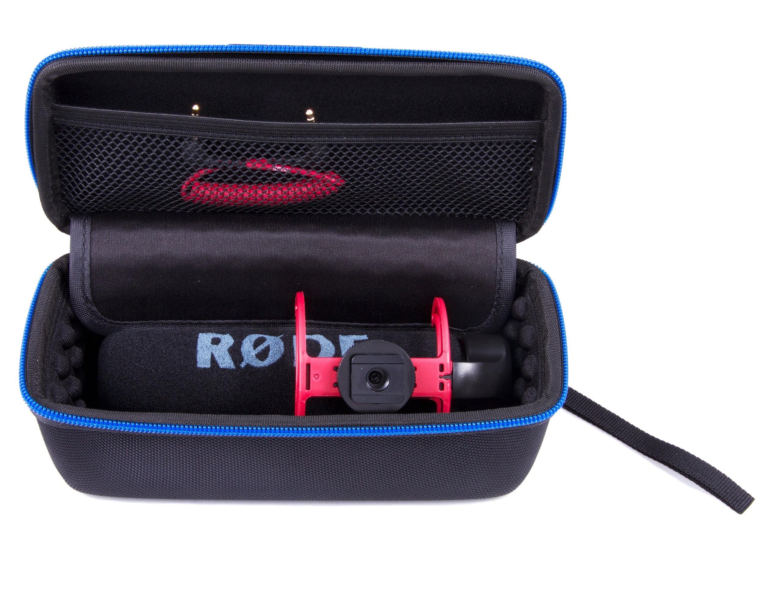 CASEMATIX Travel Case for Rode VMGO VideoMic GO & Camera Microphone - Protective Storage with 3.5mm Patch Cable | Perfect for Vlogging, Travel & Outdoor Recording