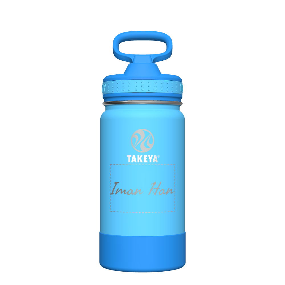 Customized Active Kids Water Bottle with Straw Lid - Leak Proof & BPA Free - Perfect for School, Sports & Outdoor Adventures