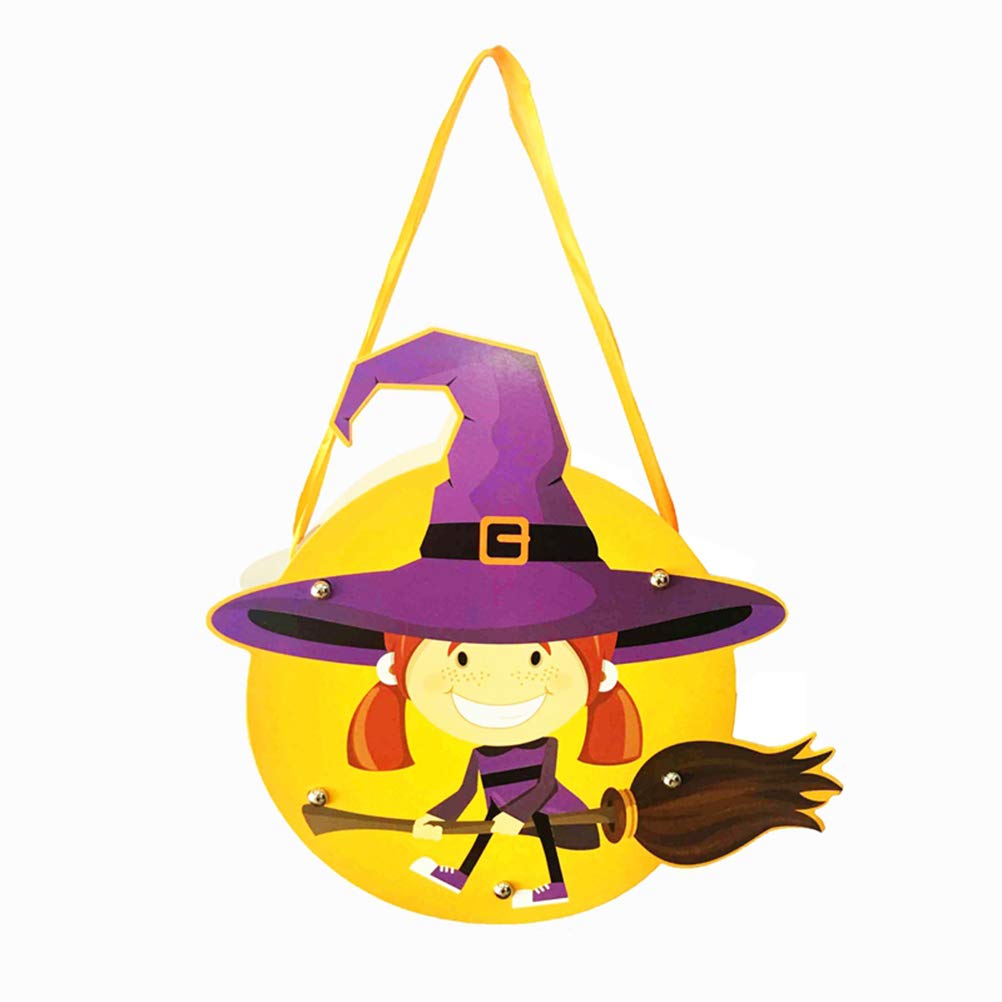 SOIMISS 2PCS DIY Halloween Candy Bags - Colorful Witch-Themed Party Favors, Trick or Treat Bags for Kids, Halloween Party Decorations & Gift Bags (Perfect for Classroom Treats, Trick-or-Treating & Halloween Party Supplies)