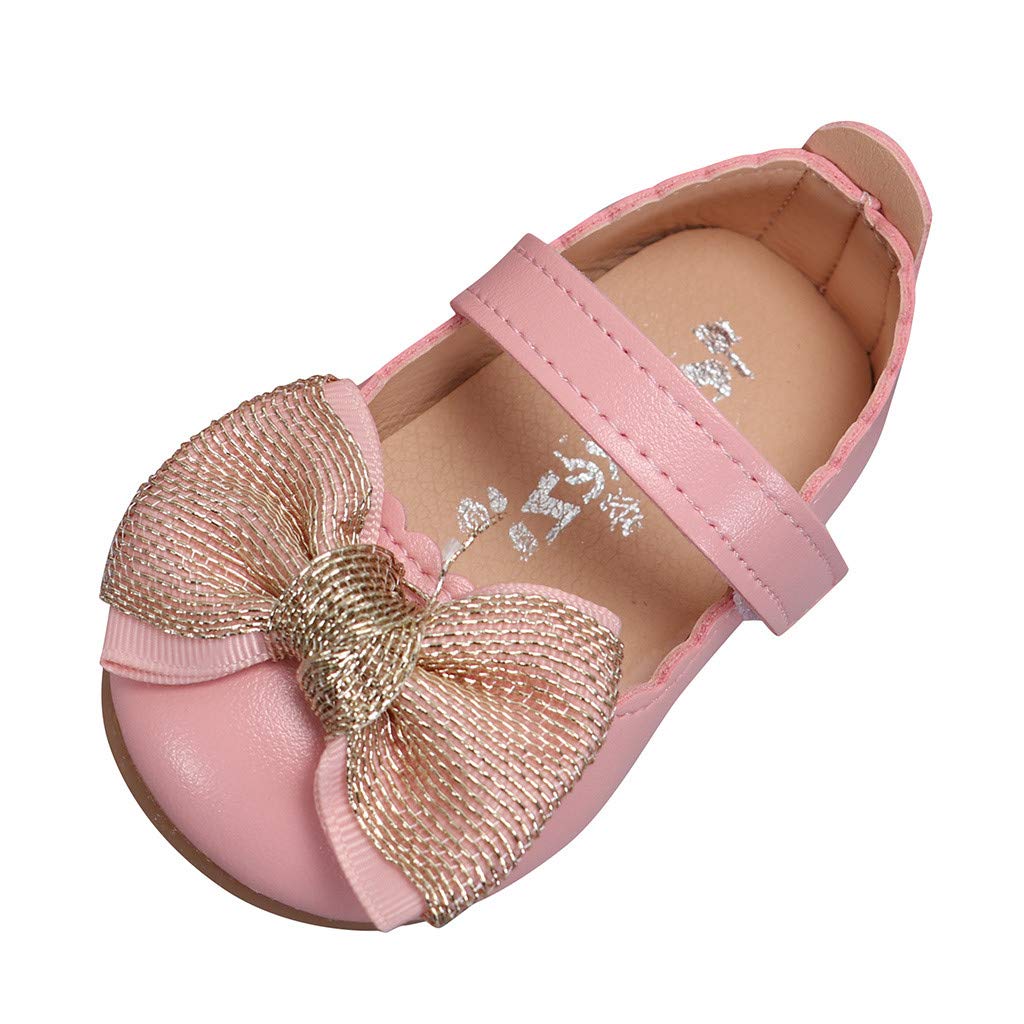Baby Girl Non-Slip Mary Jane Shoes for Toddlers - Soft Sole First Walkers & Wedding Dresses