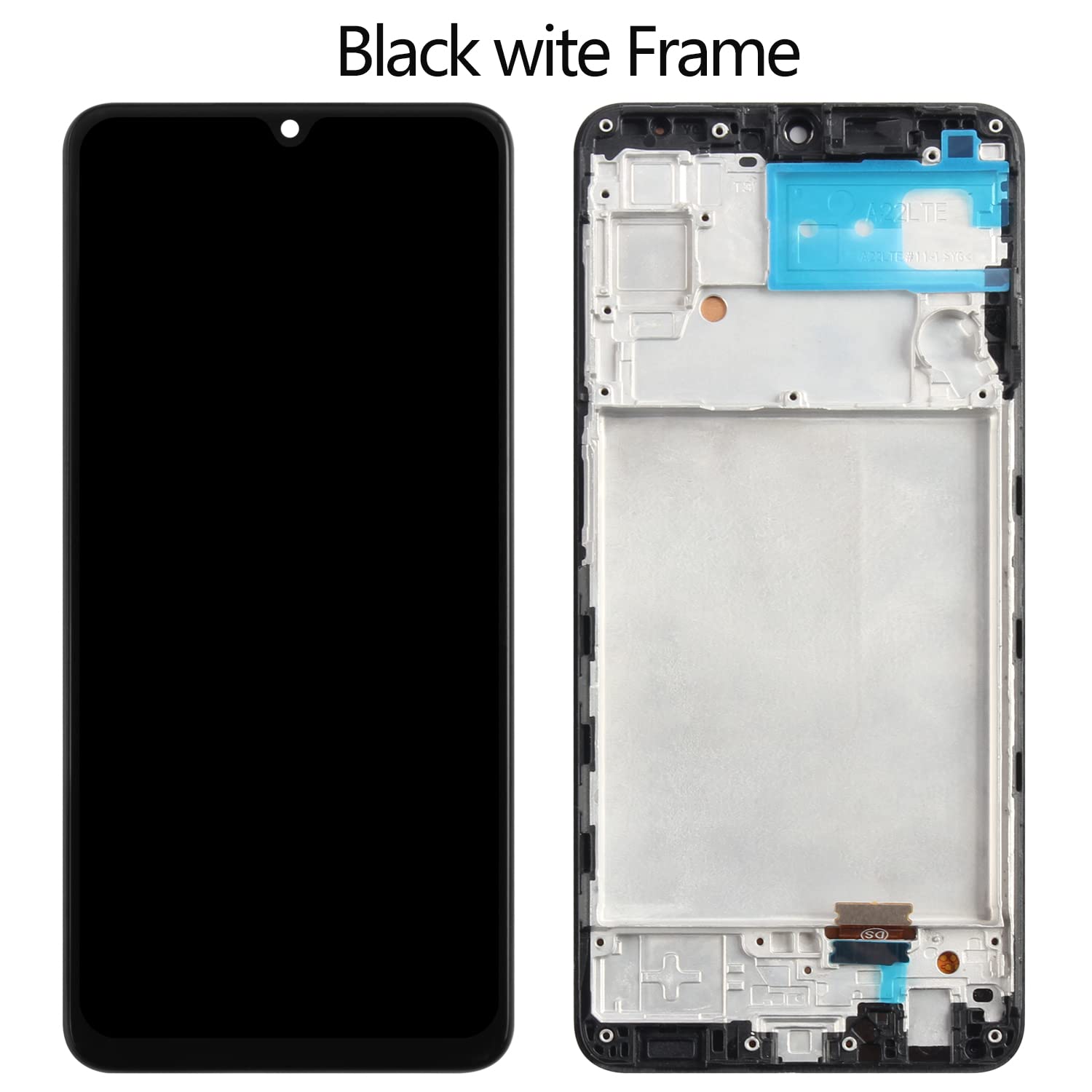 Original Title: AMOLED for Samsung Galaxy A22 4G LCD Display Touch Screen Digitizer Assembly Replacement Kit for Samsung A225 A225F SM-A225F SM-A225F/DS SM-A225M SM-A225M/DS LCD Glass Panel with Frame   Optimized Title: **Samsung Galaxy A22 4G AMOLED LCD Display Touch Screen Digitizer Assembly Replacement Kit – Compatible with A225, A225F, SM-A225F, SM-A225F/DS, SM-A225M, SM-A225M/DS – Includes Glass Panel & Frame – Perfect for DIY Phone Repairs & Screen Replacements**