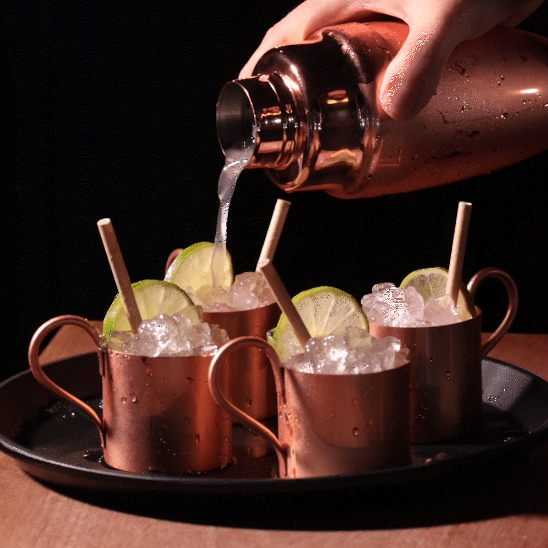 Mini Mule Shots 5oz (148ml) 16-Pack - Perfect for Parties, Events & Cocktail Mixing