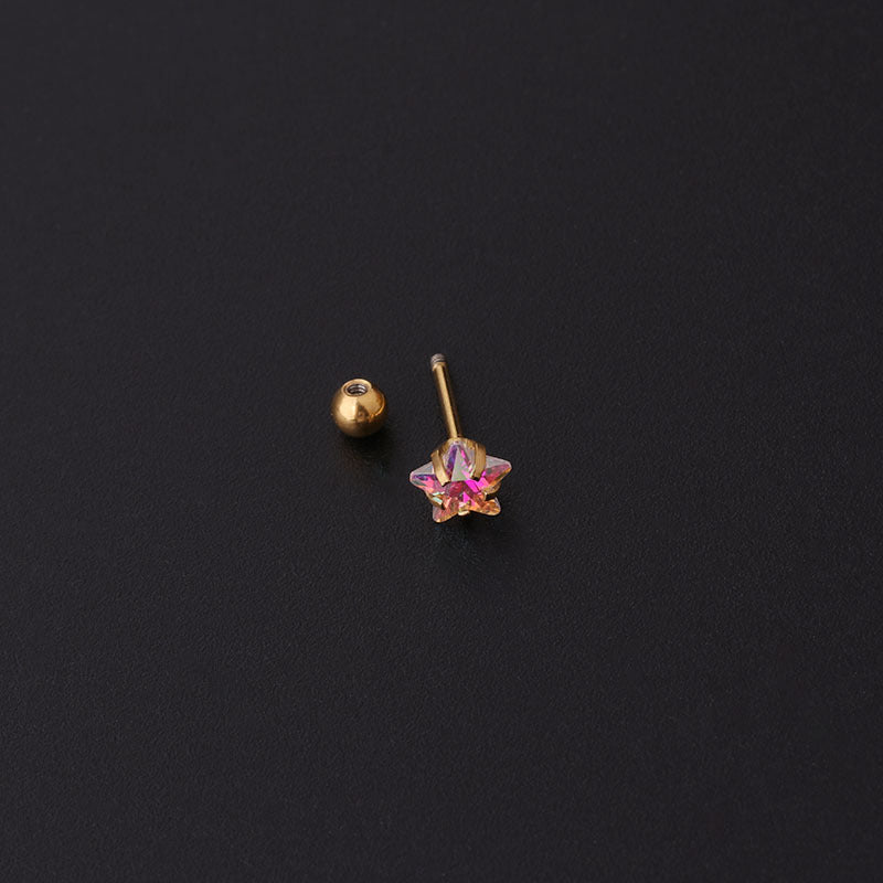 20G Cartilage Tiny Stud Earrings - Opal Stud Earrings for Women | HSPJ600 | Perfect for Daily Wear, Parties & Gifts