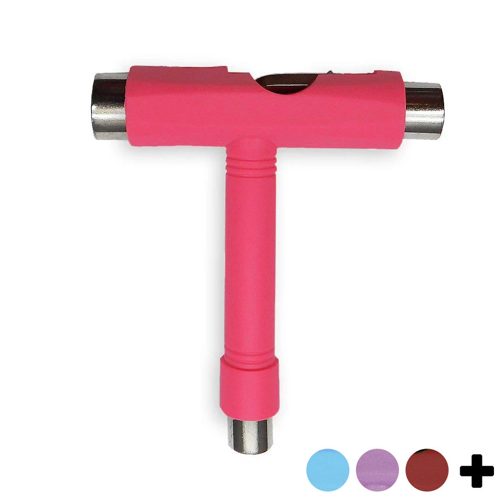Impala Skateboard T-Tool - Multi-Functional Skateboard Tool for Adjusting Trucks, Wheels & Bearings - Perfect for Skateboard Maintenance & Repair at Home or Park