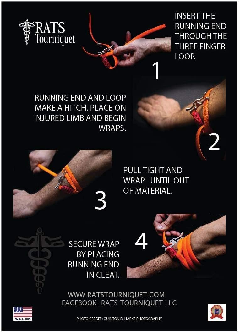Rapid Application Tourniquet - Gen 2 | Emergency First Aid Trauma Kit for Military, Tactical & Outdoor Survival | Stop Bleeding Fast in Emergencies
