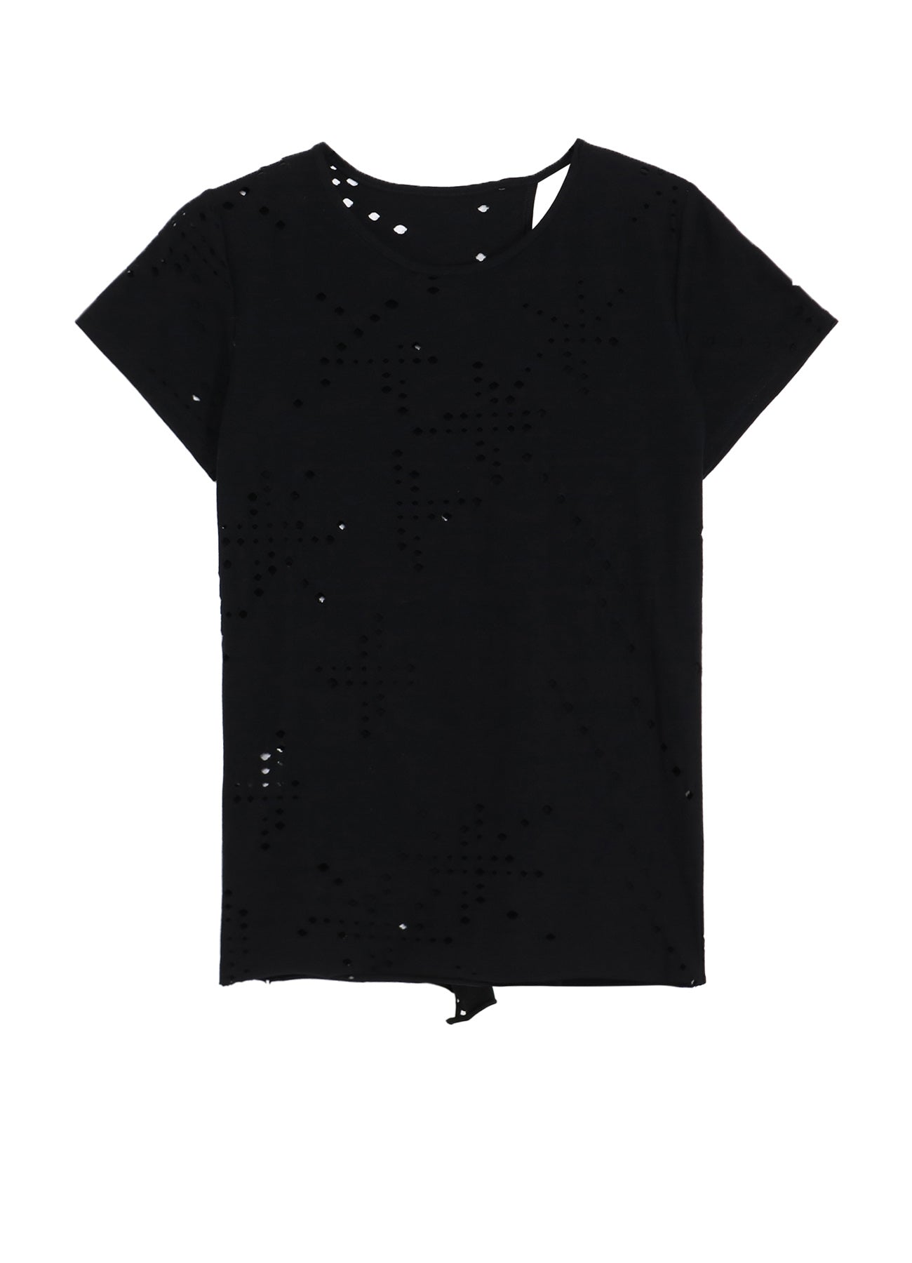 Breathable Cotton Jersey Short Sleeve T-Shirt with Unique Hole Design - Casual Summer Tee for Men & Women | Perfect for Outdoor Activities, Beach Wear, and Everyday Comfort