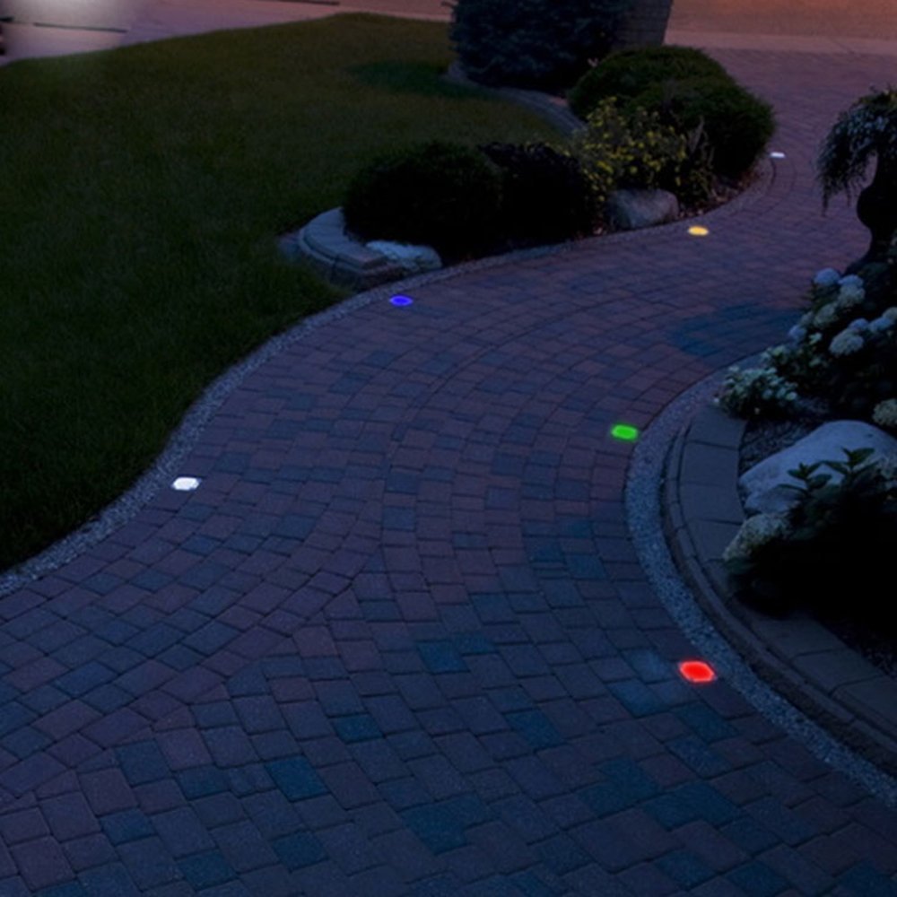 Solar LED Path Lights - 4-Pack Waterproof Outdoor Garden Lights for Walkway & Yard Decor