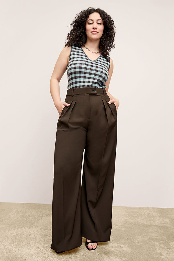 Bia Pleated Women's Trousers - Breathable Air Twill Fabric for Office & Business Casual Wear | Perfect for Work, Travel & Formal Occasions