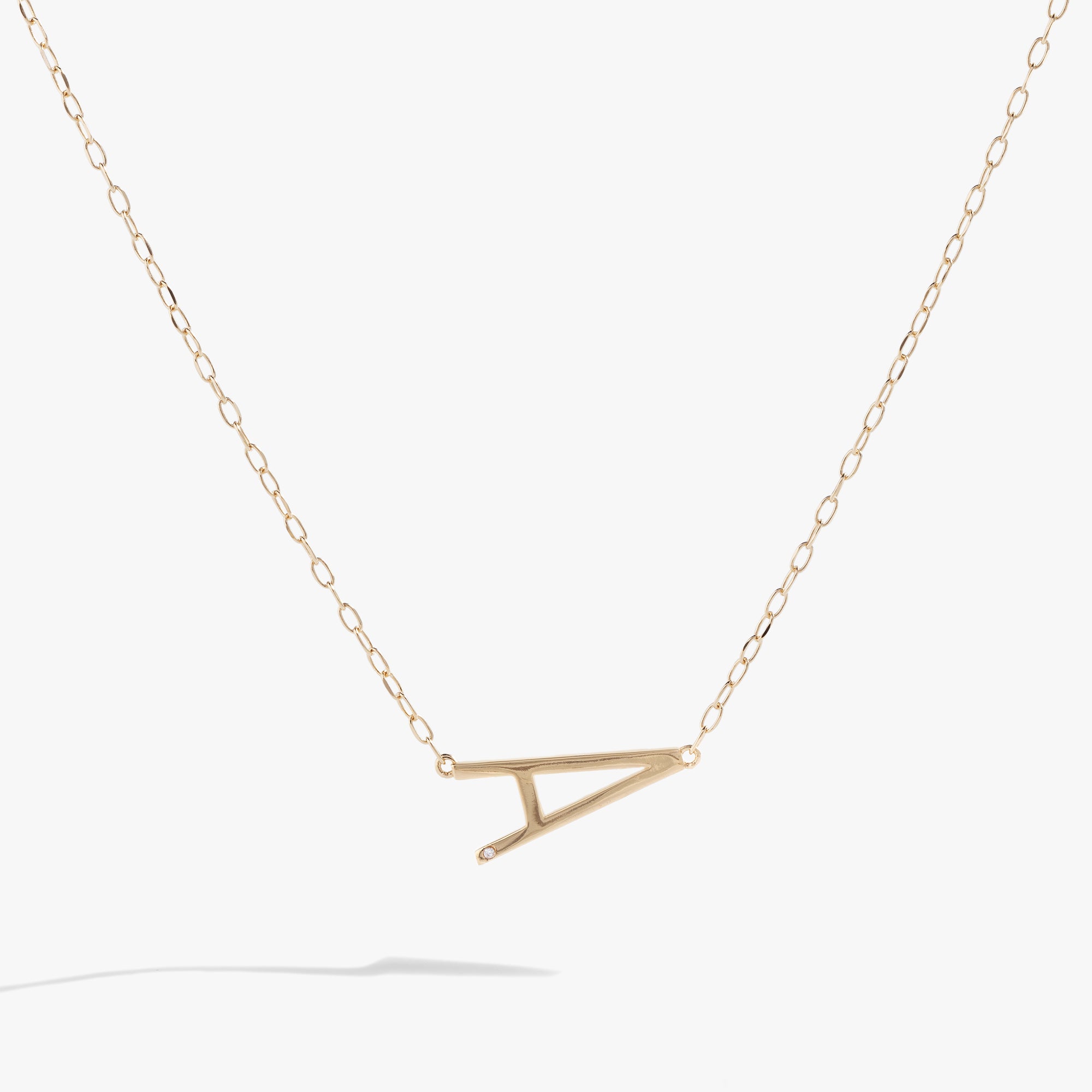 Initial A Precious Elongated Necklace - Personalized Silver Pendant for Women | Perfect for Birthdays, Anniversaries & Valentine's Day Gifts