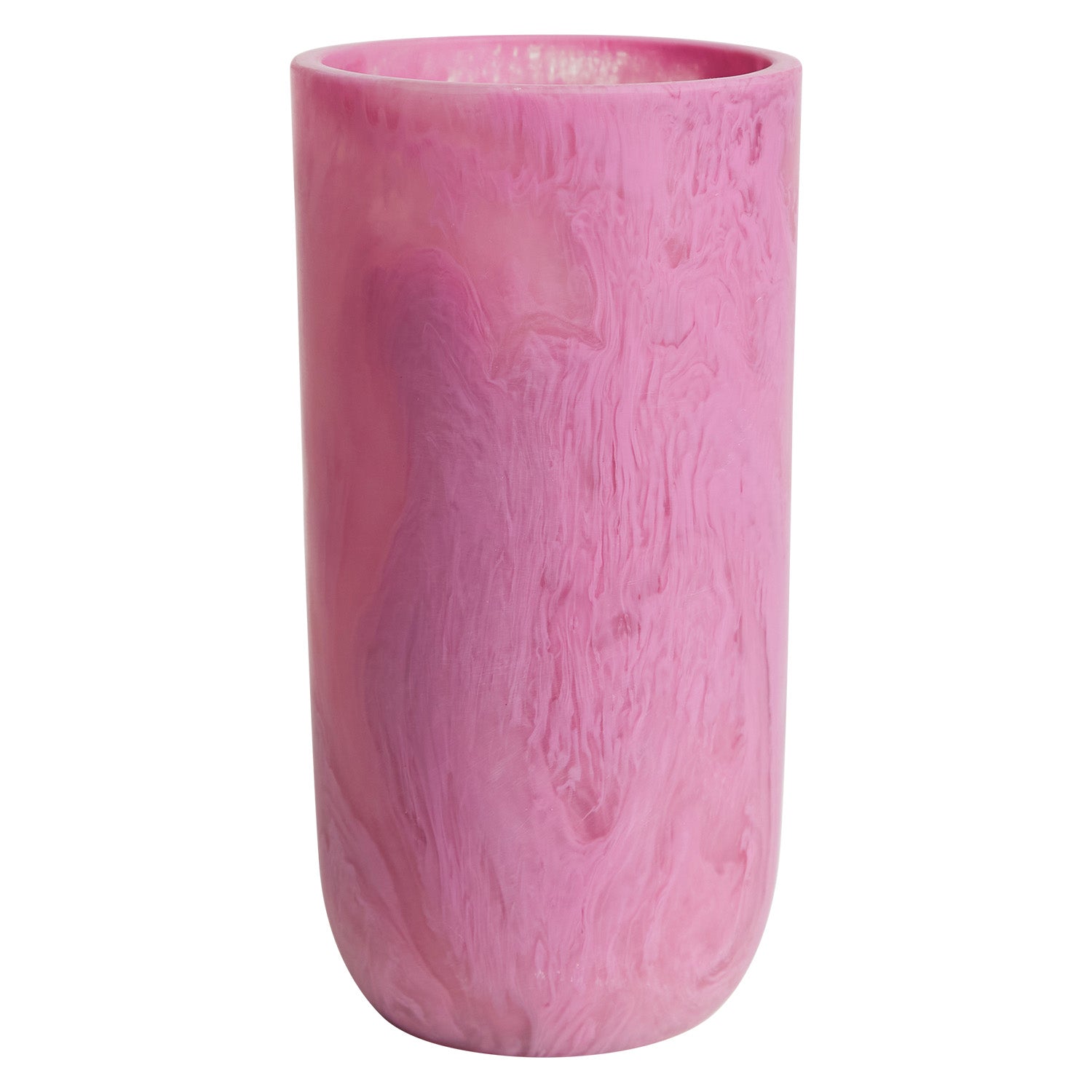 Kalinda Vase Fuchsia - Modern Ceramic Flower Vase for Home Decor, Wedding Centerpieces & Office Desk Decorations