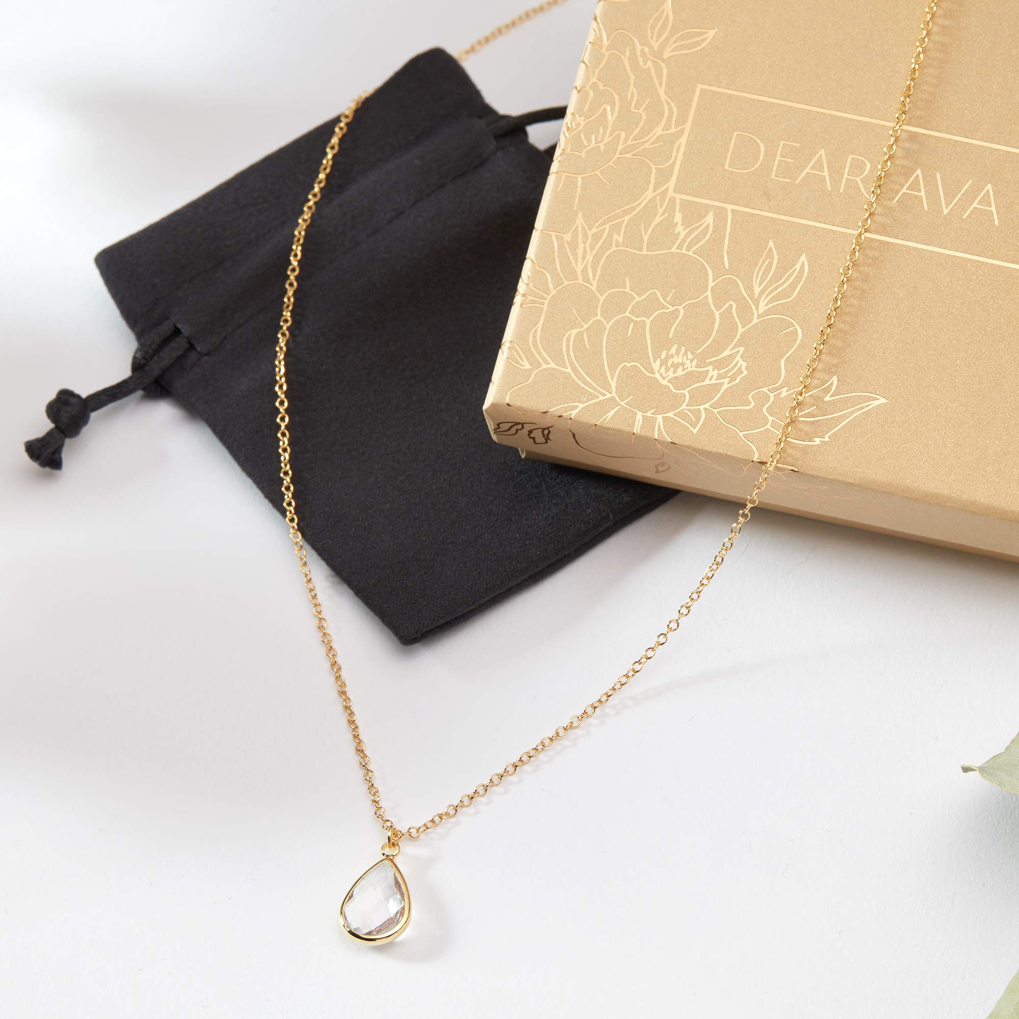 Dear Ava Infinity Birthday Necklace - Sterling Silver Pendant Gift for Women & Girls | Modern Jewelry Set with Heartfelt Card | Perfect Birthday, Anniversary & Graduation Gift | 2023 Collection | Ideal for Special Occasions & Everyday Wear