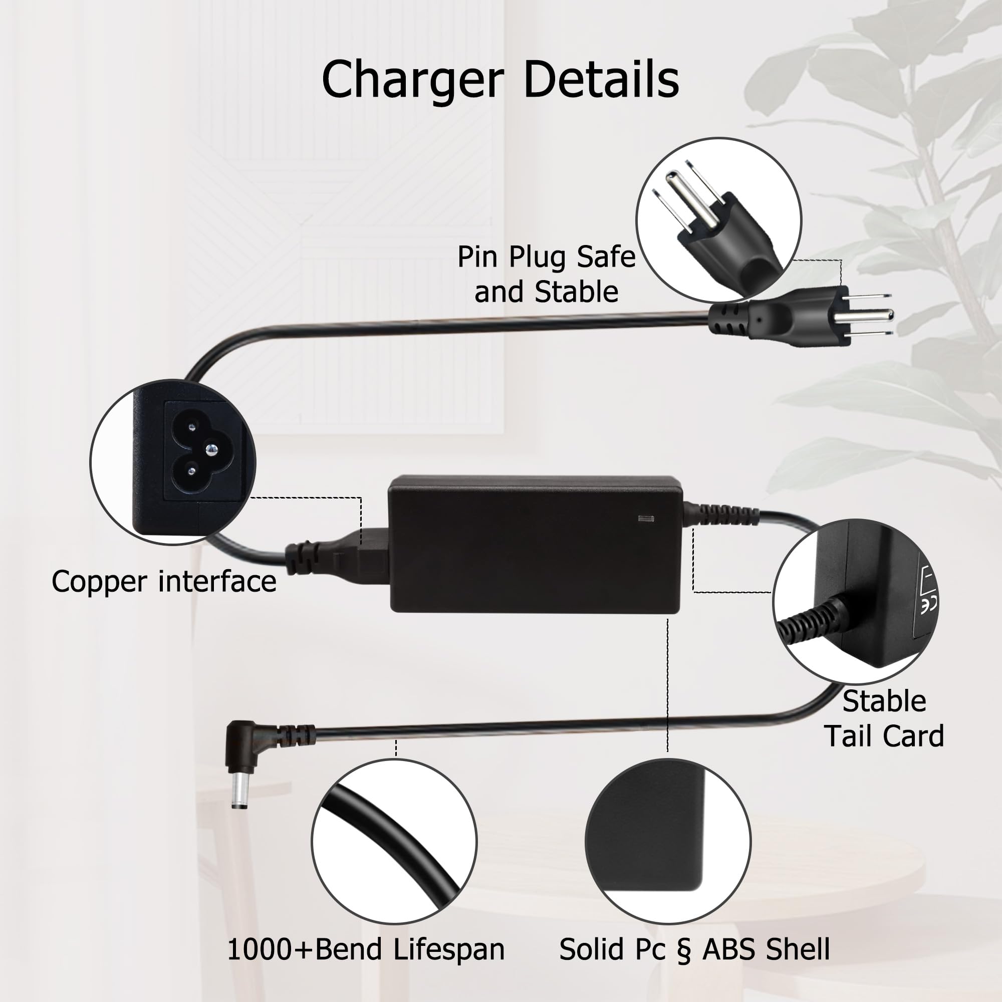 19V AC/DC Power Adapter Charger for Harman Kardon Onyx Studio 1-7 Wireless Bluetooth Speaker | Replacement Charging Cord | Perfect for Home, Office & Outdoor Use