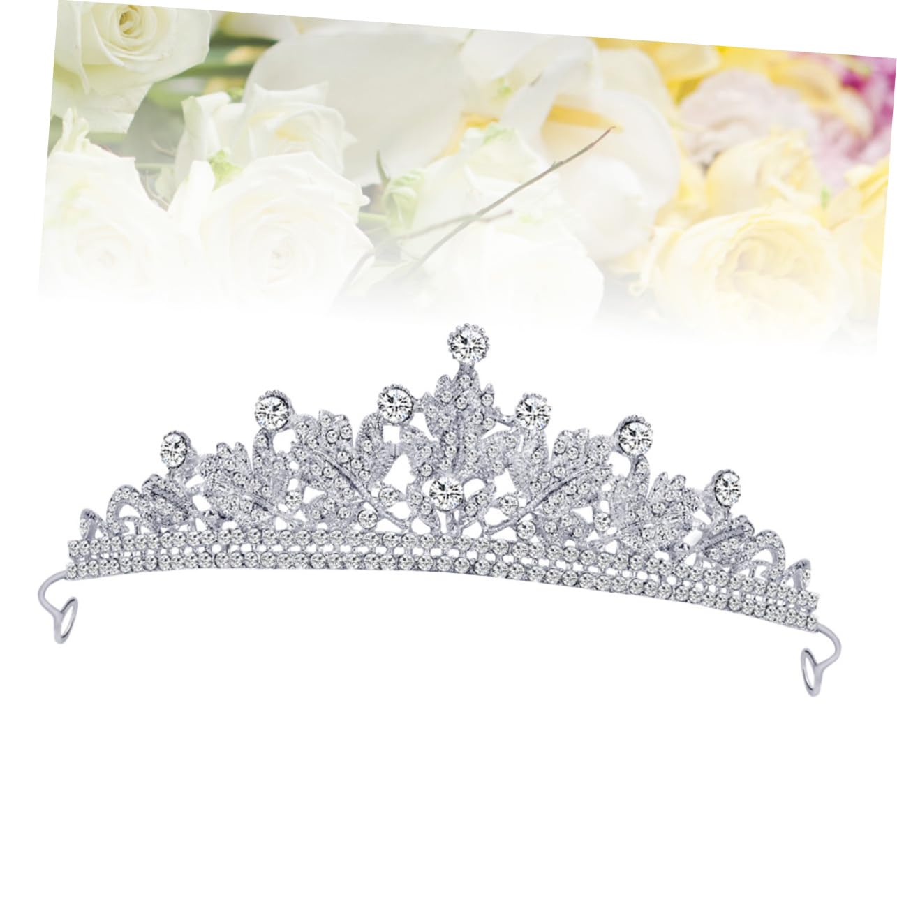Beavorty 3-Piece Bridal Headpiece Set - Rhinestone & Pearl Wedding Tiara, Headband & Hair Jewelry for Women | Perfect for Bridal Shower, Wedding Ceremony & Reception Accessories