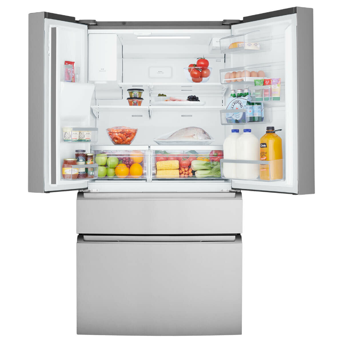 Westinghouse 609L French Door Refrigerator in Stainless Steel - WHE6170SB | Energy Efficient, Spacious Design for Modern Kitchens & Large Families