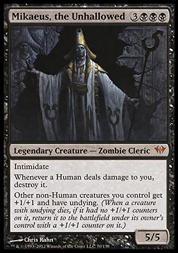Magic: The Gathering Singles - Mikaeus, The Unhallowed (DKA70) Black Card from Dark Ascension Set | MTG Collectible Trading Card Game for Deck Building & Commander Format