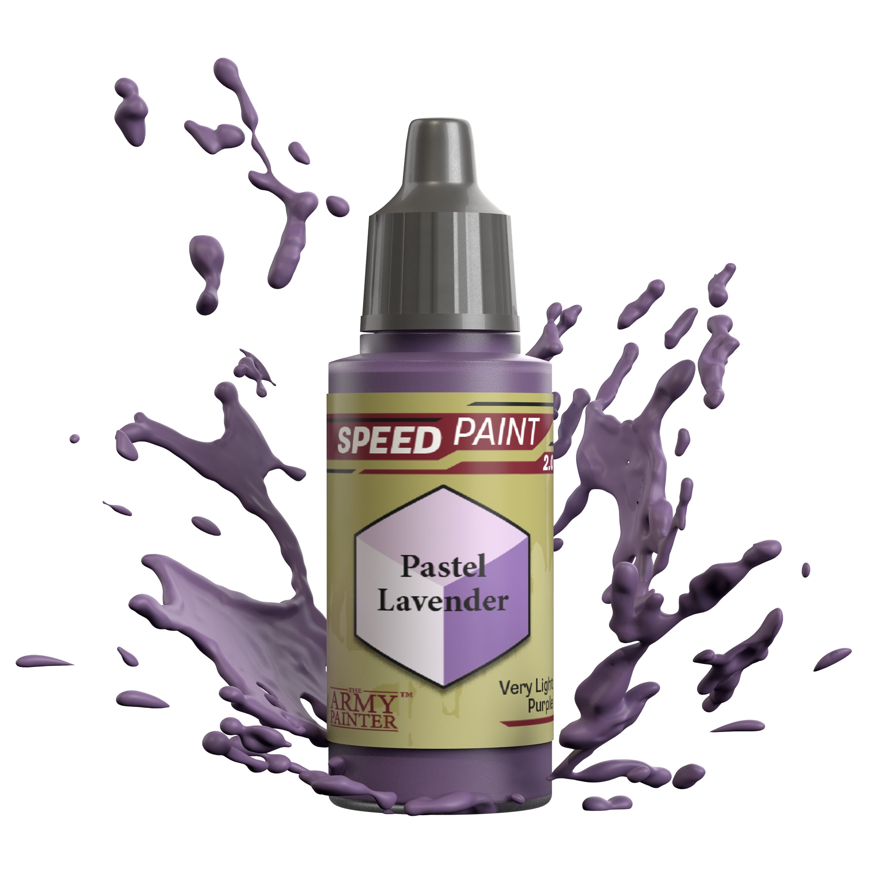 Speedpaint: Pastel Lavender Watercolor Paint Set - Perfect for Artists, Beginners & DIY Craft Projects