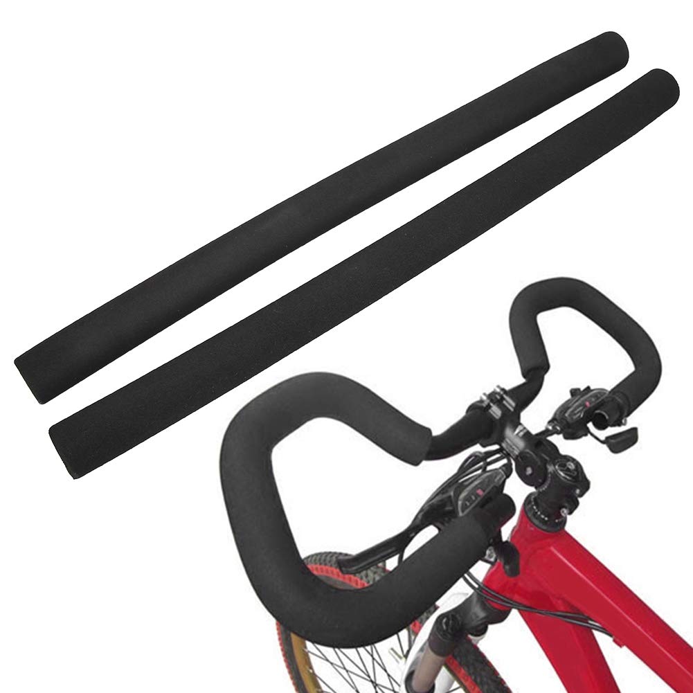 Premium Foam Bicycle Handlebar Grips - Comfortable Cruiser & Road Bike Grips, Sponge Foam Rubber Tube for Racing & Mountain Bikes (22mm Inner Diameter/0.86inch) - Ideal for Long Rides, Commuting & Off-Road Adventures