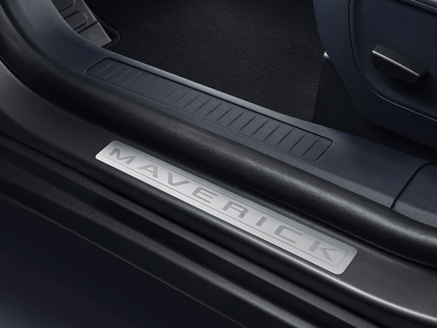 Blue Oval Industries OEM Chrome Front & Rear Door Sill Step Plates for 2022-2024 Ford Maverick Crew Cab - Durable Protection & Stylish Upgrade for Truck Accessories