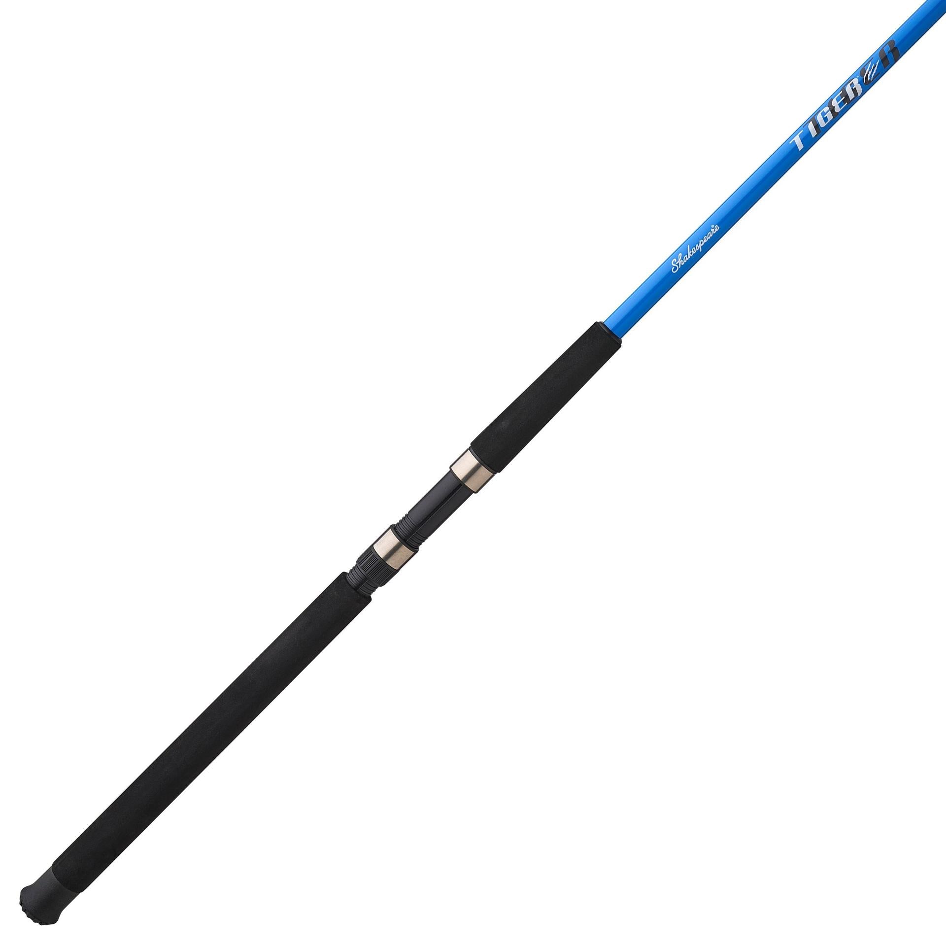 Tiger Spinning Fishing Rod - Lightweight Graphite Freshwater & Saltwater Fishing Pole for Bass, Trout, Salmon | Perfect for Shore Fishing, Boat Angling & Tournament Use