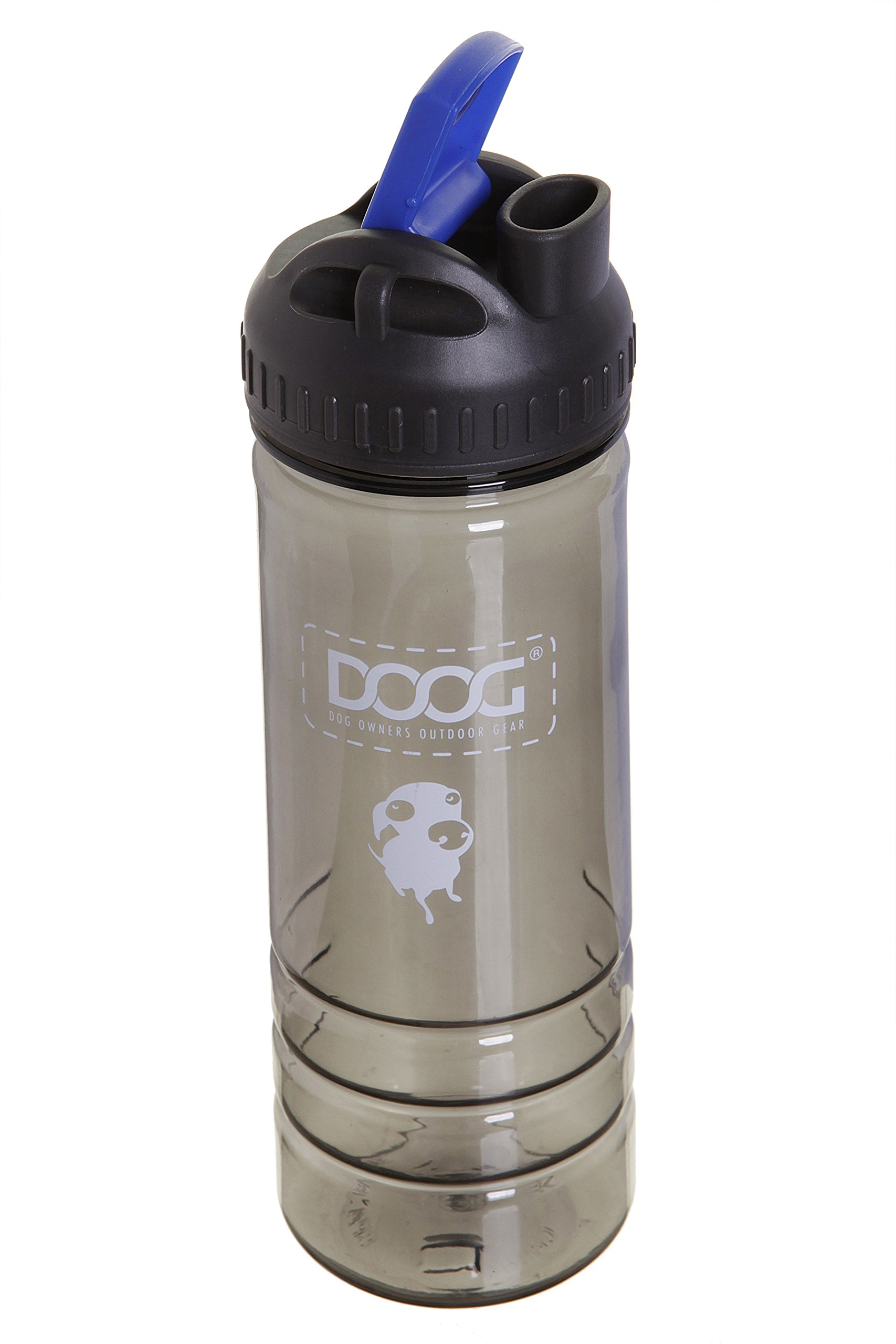 3 in 1 Collapsible Travel Water Bottle & Food Bowl for Dogs - Portable Pet Feeding Solution for Hiking, Camping & Outdoor Adventures - Blue