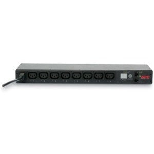 APC by Schneider Electric Rack PDU Switched 1U Power Distribution Unit - 12A/208V, 10A/230V, (8) C13 Outlets, 2.3kW Capacity, 6.5ft Cord - Ideal for Server Racks, Data Centers & Network Equipment