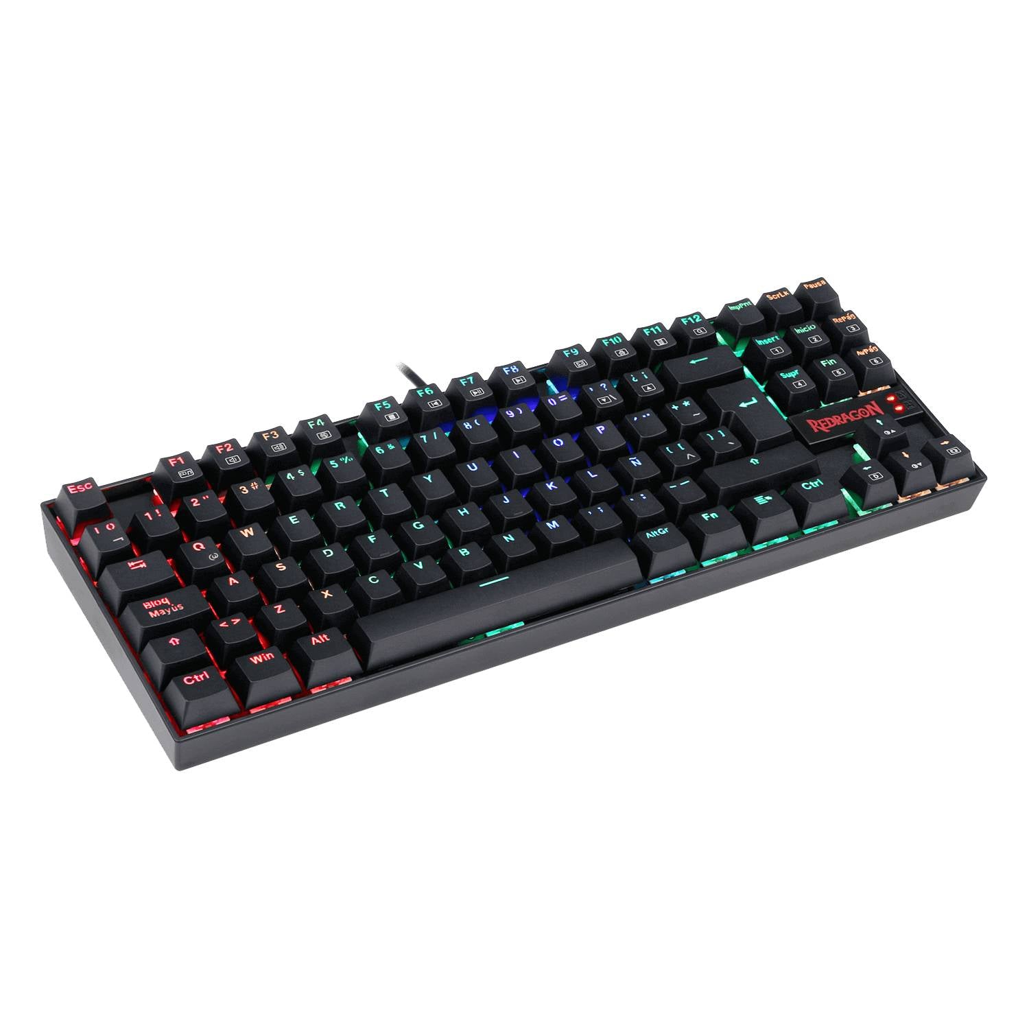 Redragon Kumara K552 RGB Mechanical Gaming Keyboard - Blue Switches, Black (Ideal for PC Gaming, Typing & Esports)