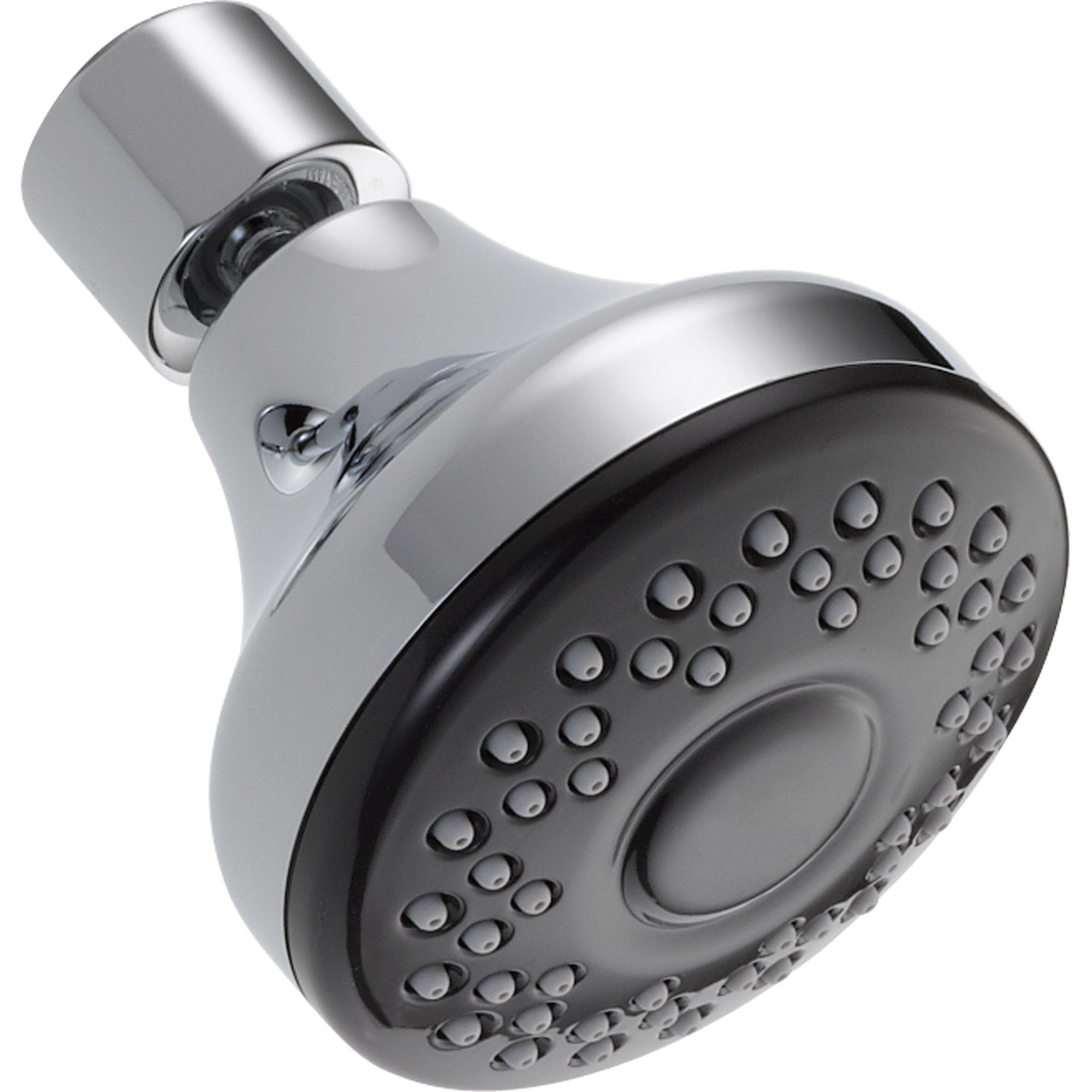 Delta 1 Spray 2.5 GPM 2-7/8 Inch Chrome Showerhead - Model 561152 | High Pressure Water Saving Shower Head for Bathroom, Spa & Relaxation