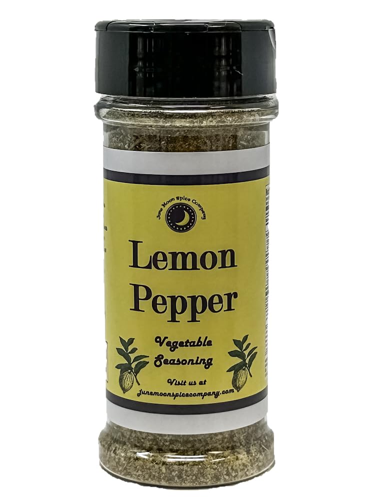 Premium Lemon Pepper Vegetable Seasoning - Large Shaker | Calorie Free, Fat Free, Low Sugar | Small Batch Crafted | Zesty Flavor Enhancer for Vegetables, Salads & Fresh Dishes | Perfect for Cooking, Grilling & Healthy Meals