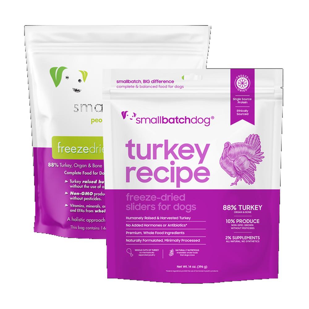 Premium Freeze Dried Humanely Raised Turkey Dog Food - Grain-Free, High Protein Natural Treats for Training, Travel & Outdoor Adventures
