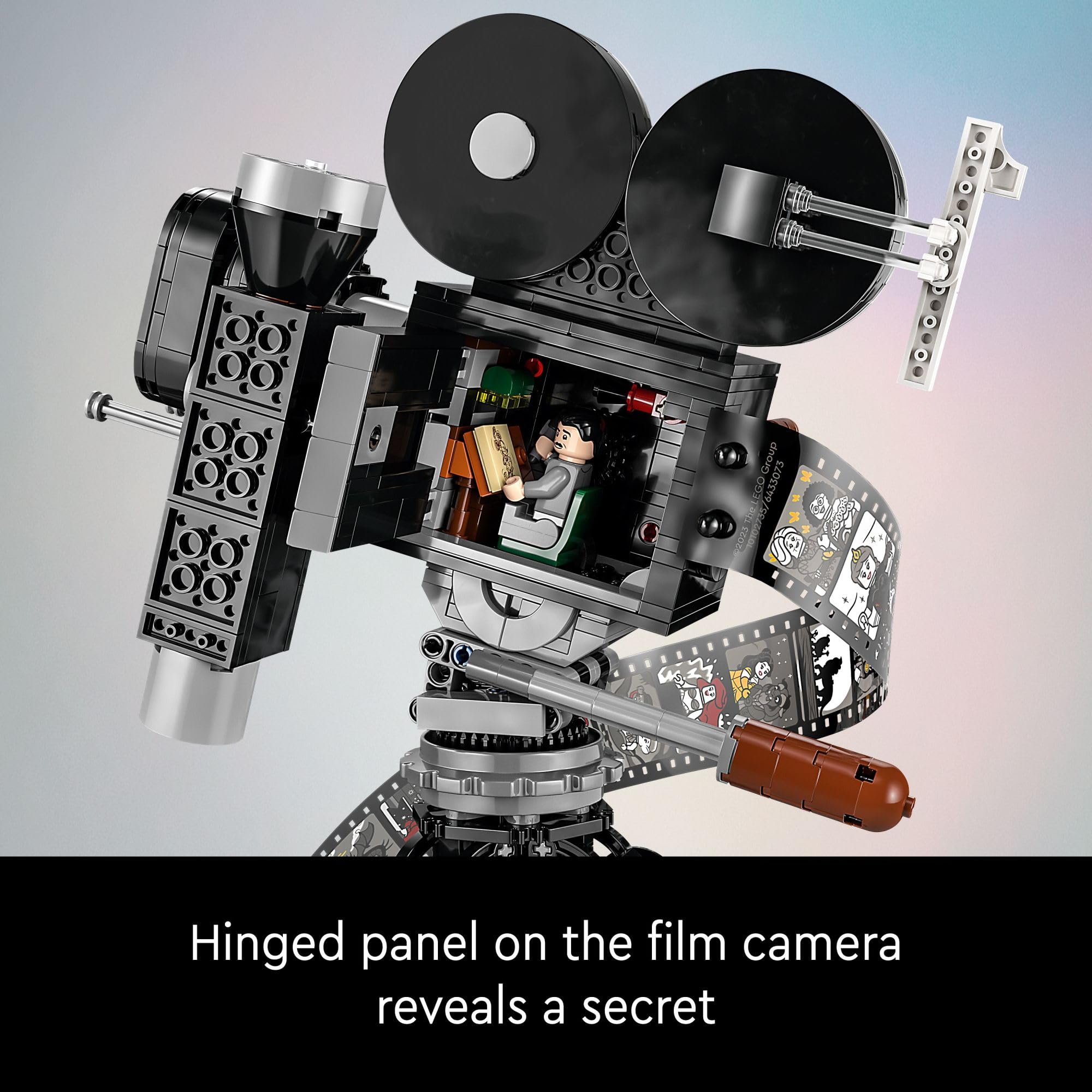 LEGO Disney Walt Disney Tribute Camera Building Set 43230 - Collectible Disney Fan Gift for Adults, Creative Play & Display, Perfect for Disney Enthusiasts & Home Decor