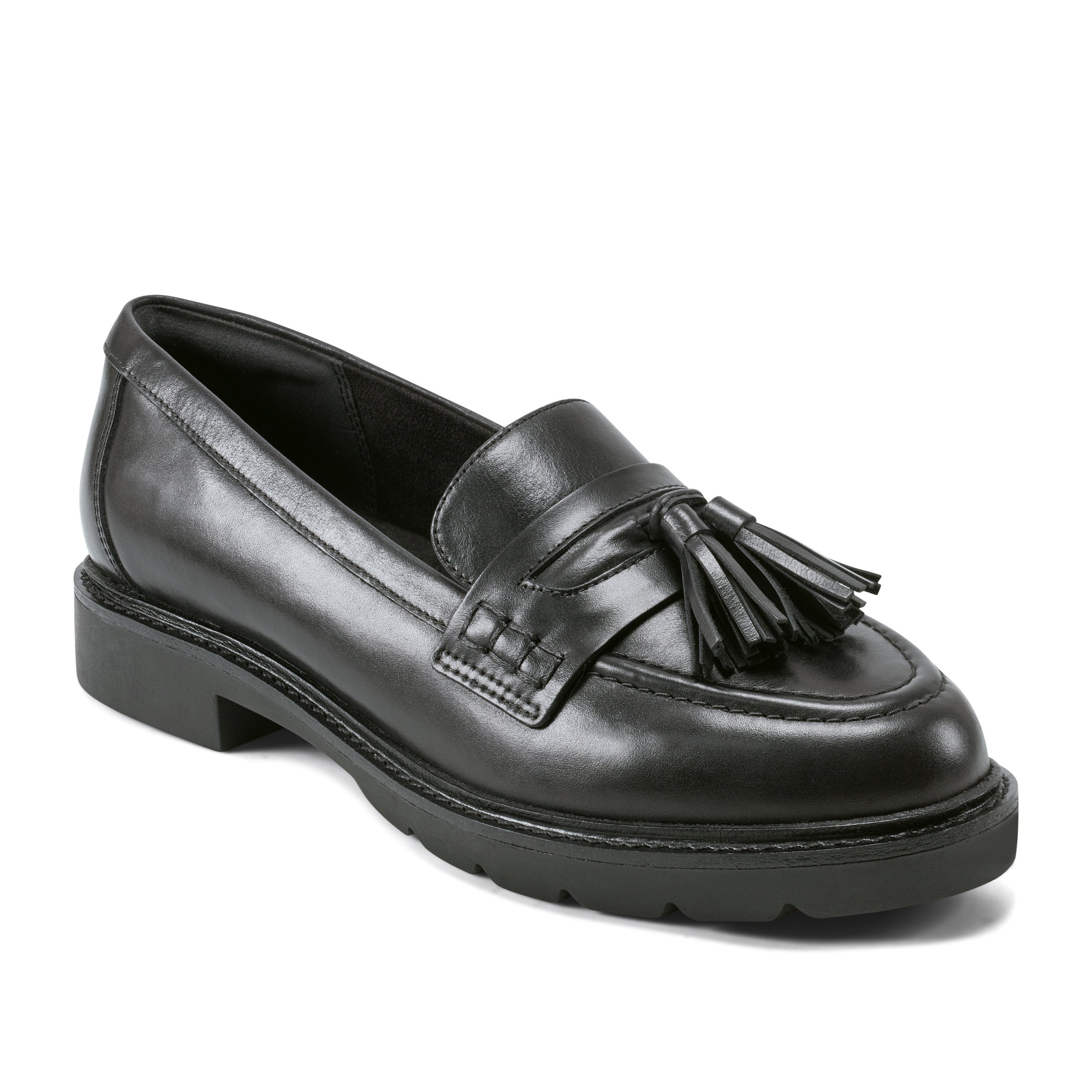 Women's Kiara Tassel Loafers - Comfortable Slip-On Shoes for Office, Casual & Travel - Elegant Flat Shoes with Tassel Detail for Women